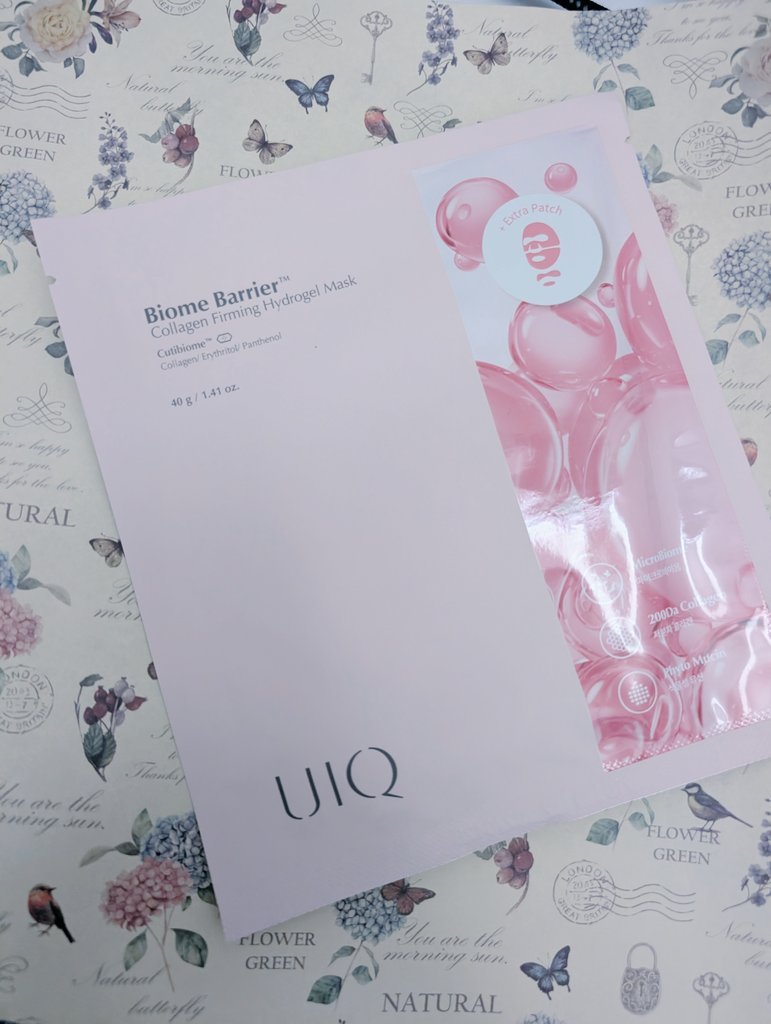 UIQ
Biome Barrier Collagen Firming Hydrogel Mask
日本販売価格：2,600円（税込）容量：4枚＋1枚


目元の浮き上がり/お肌に超密着! UIQだけの のEYE-FREE型ハイドロゲルマスク