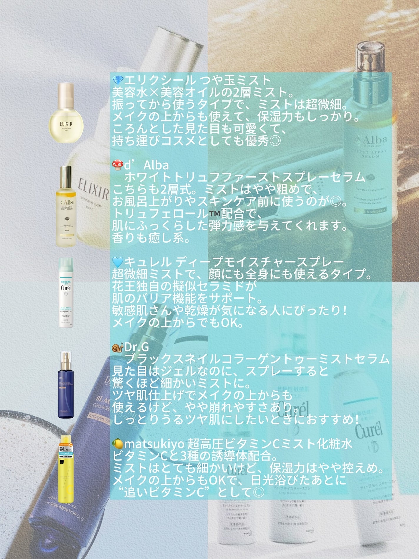 ダルバ ホワイトトリュフファーストスプレーセラム/ダルバ/ミスト状化粧水を使ったクチコミ(2枚目)