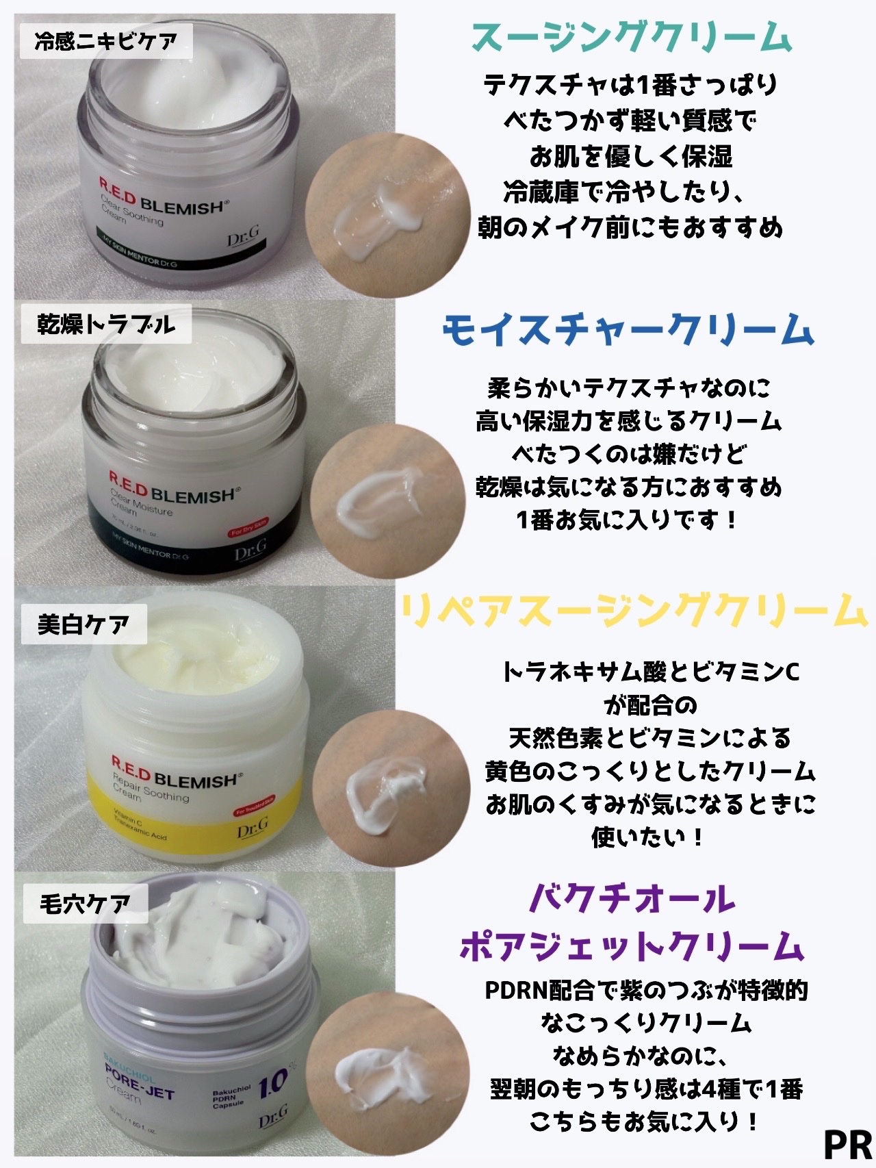 レッドブレミッシュ クリアスージングクリーム/Dr.G/フェイスクリームを使ったクチコミ（2枚目）