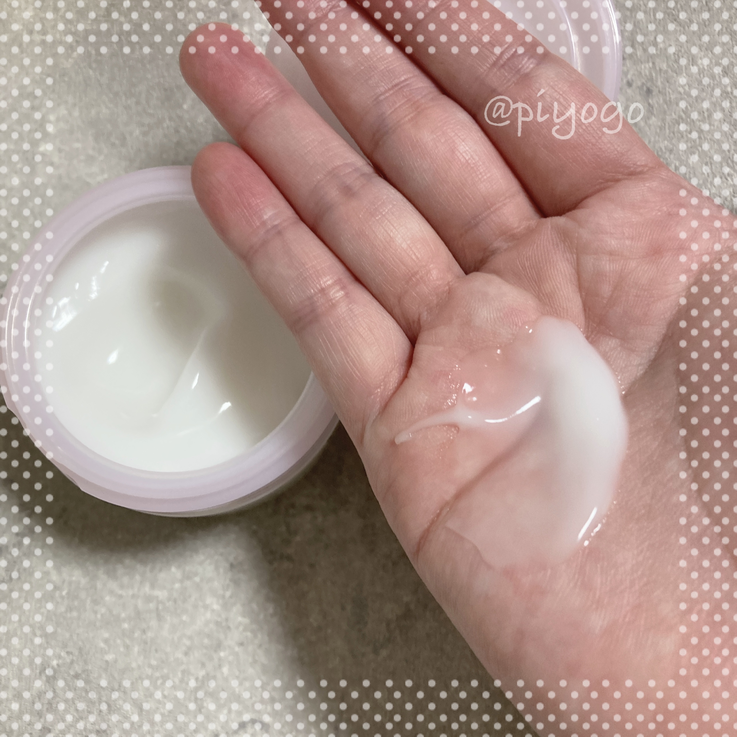 なめらか本舗 薬用リンクルジェルクリーム ホワイト【医薬部外品】  本体 100g/なめらか本舗/オールインワン化粧品を使ったクチコミ（3枚目）