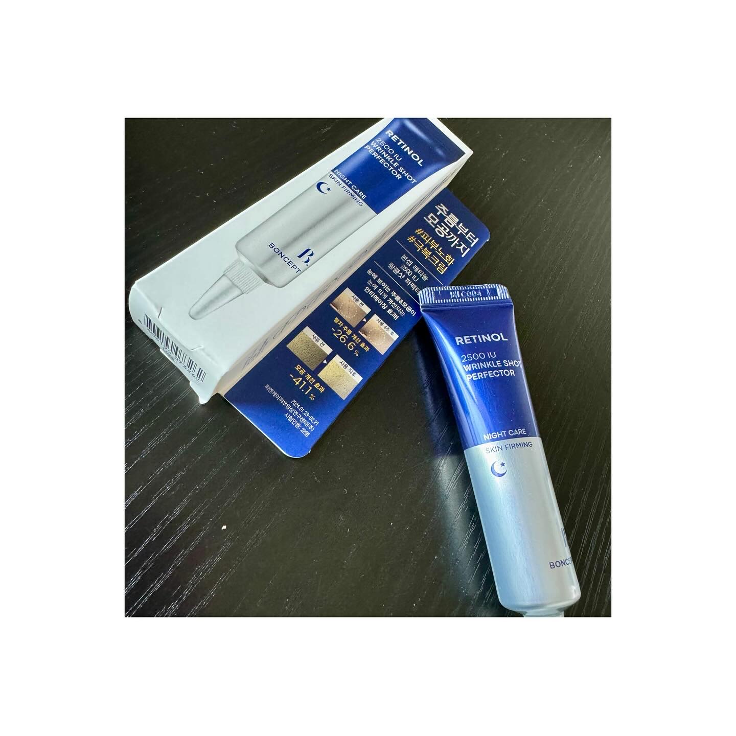 レチノール2500IUリンクルショットパーフェクター/BONCEPT/美容液を使ったクチコミ（2枚目）