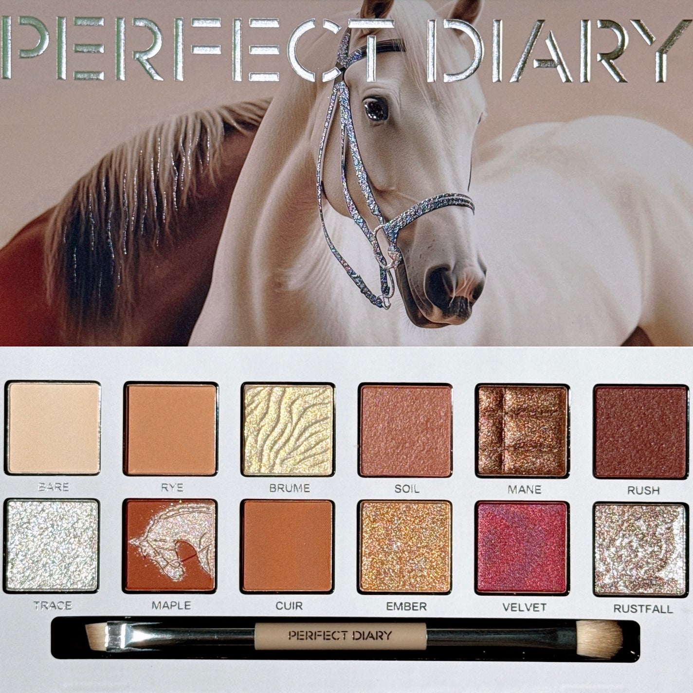 エクスプローラ12色 動物アイシャドウパレット/PERFECT DIARY/アイシャドウパレットを使ったクチコミ(4枚目)