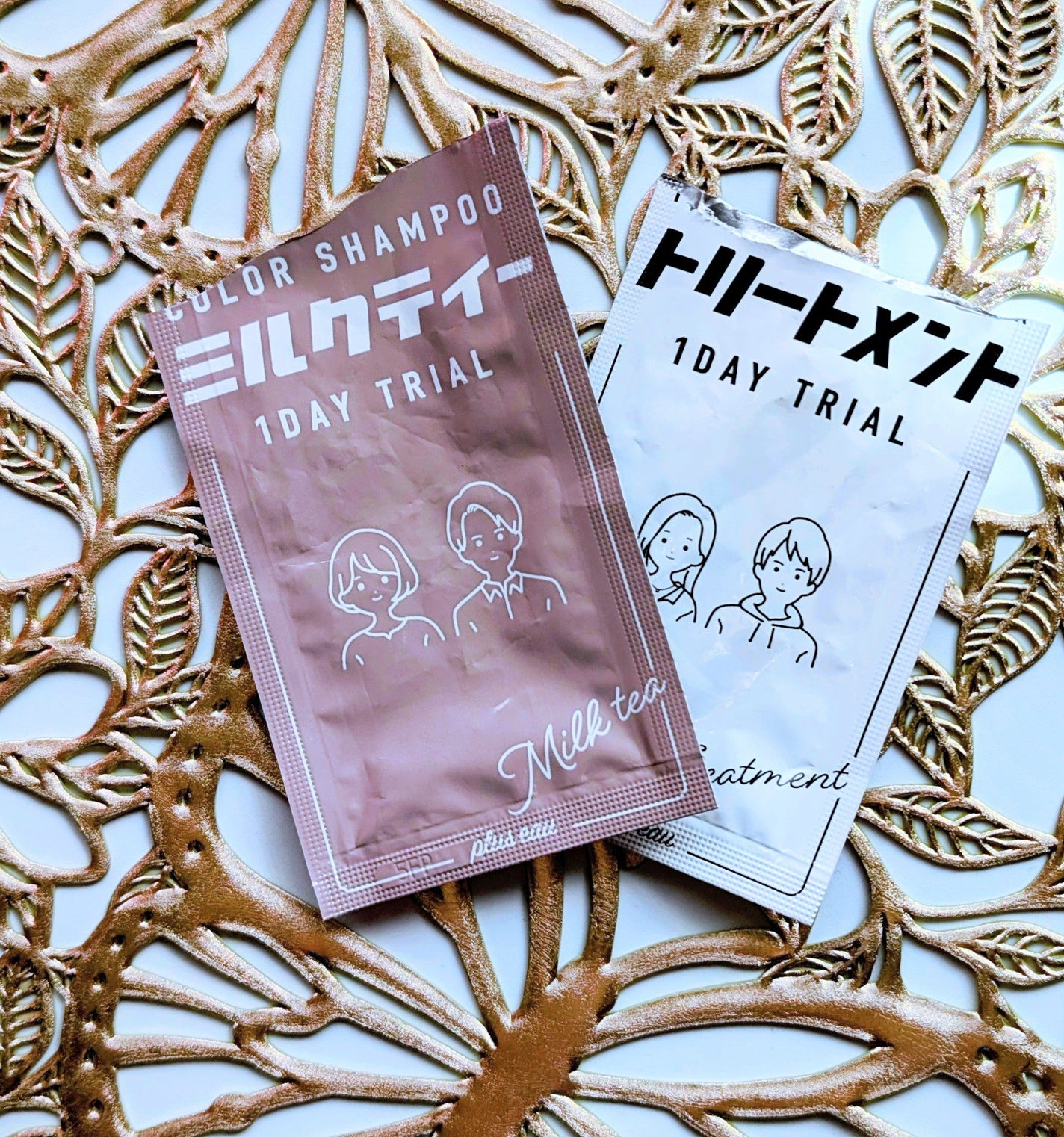 カラーシャンプー ミルクティー/plus eau/市販シャンプーを使ったクチコミ(1枚目)