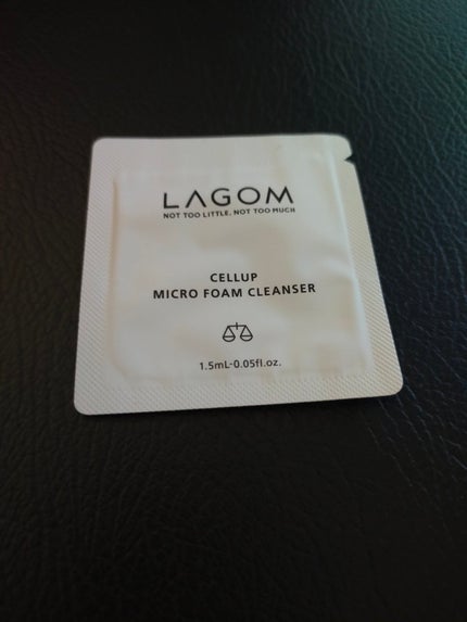 マイクロフォーム クレンザー(夜用洗顔)/LAGOM /クレンジングクリームを使ったクチコミ(1枚目)