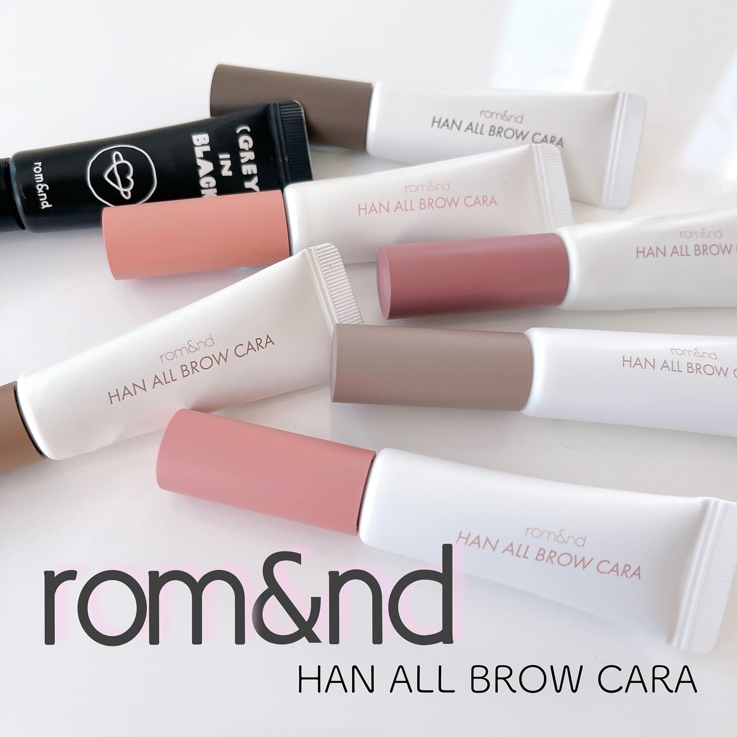 ハンオールブロウカラ/rom&nd/眉マスカラを使ったクチコミ（1枚目）
