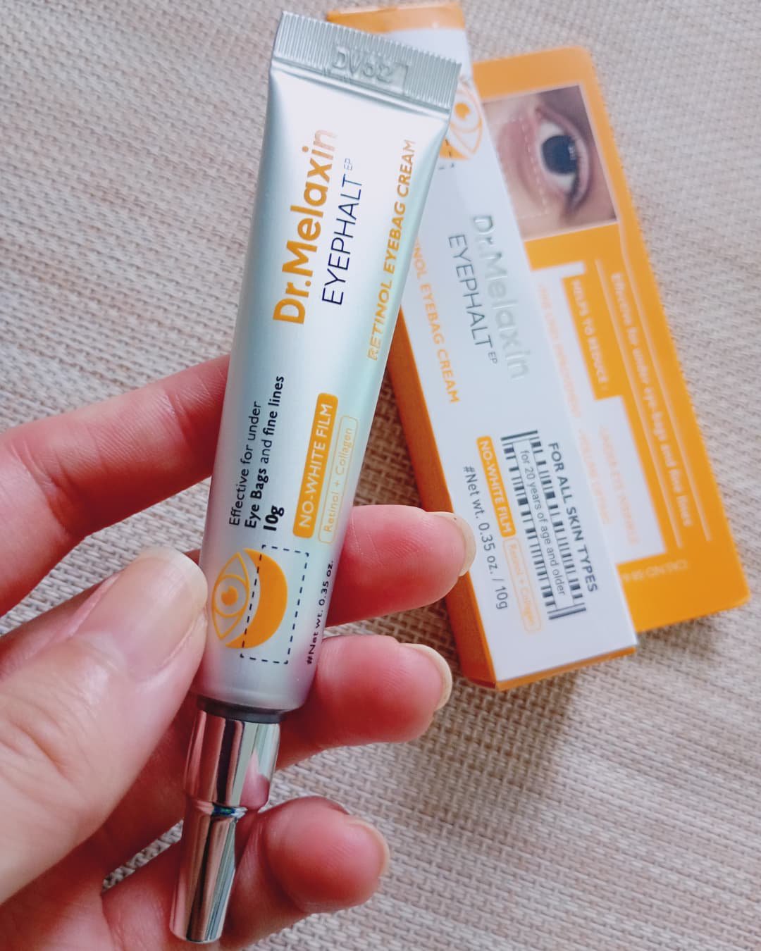 レチノールアイファルトアイバッククリーム/Dr.Melaxin/アイケア・アイクリームを使ったクチコミ（1枚目）