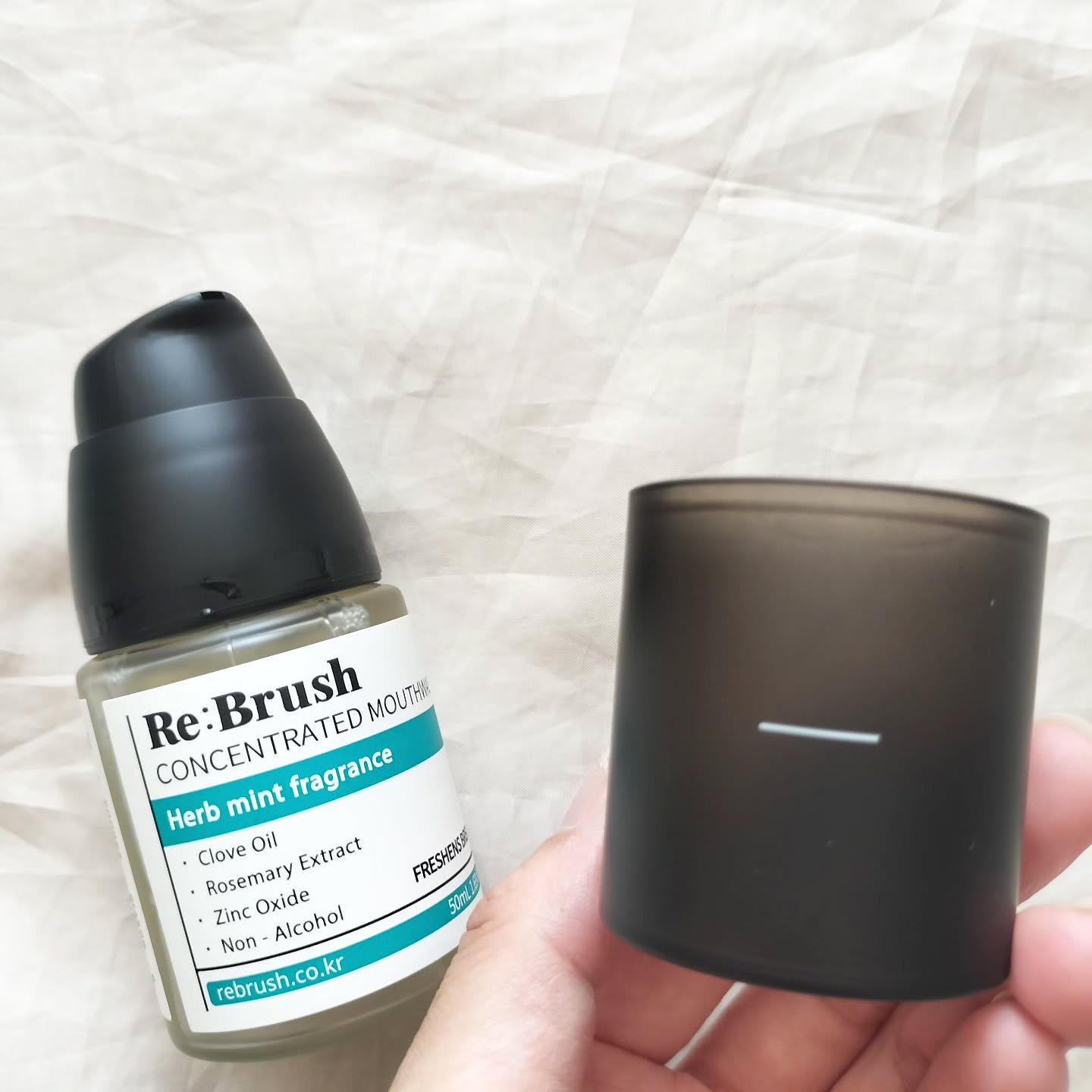 口臭除去クローブ濃縮マウスウォッシュ/Re:Brush/マウスウォッシュ・スプレーを使ったクチコミ（3枚目）