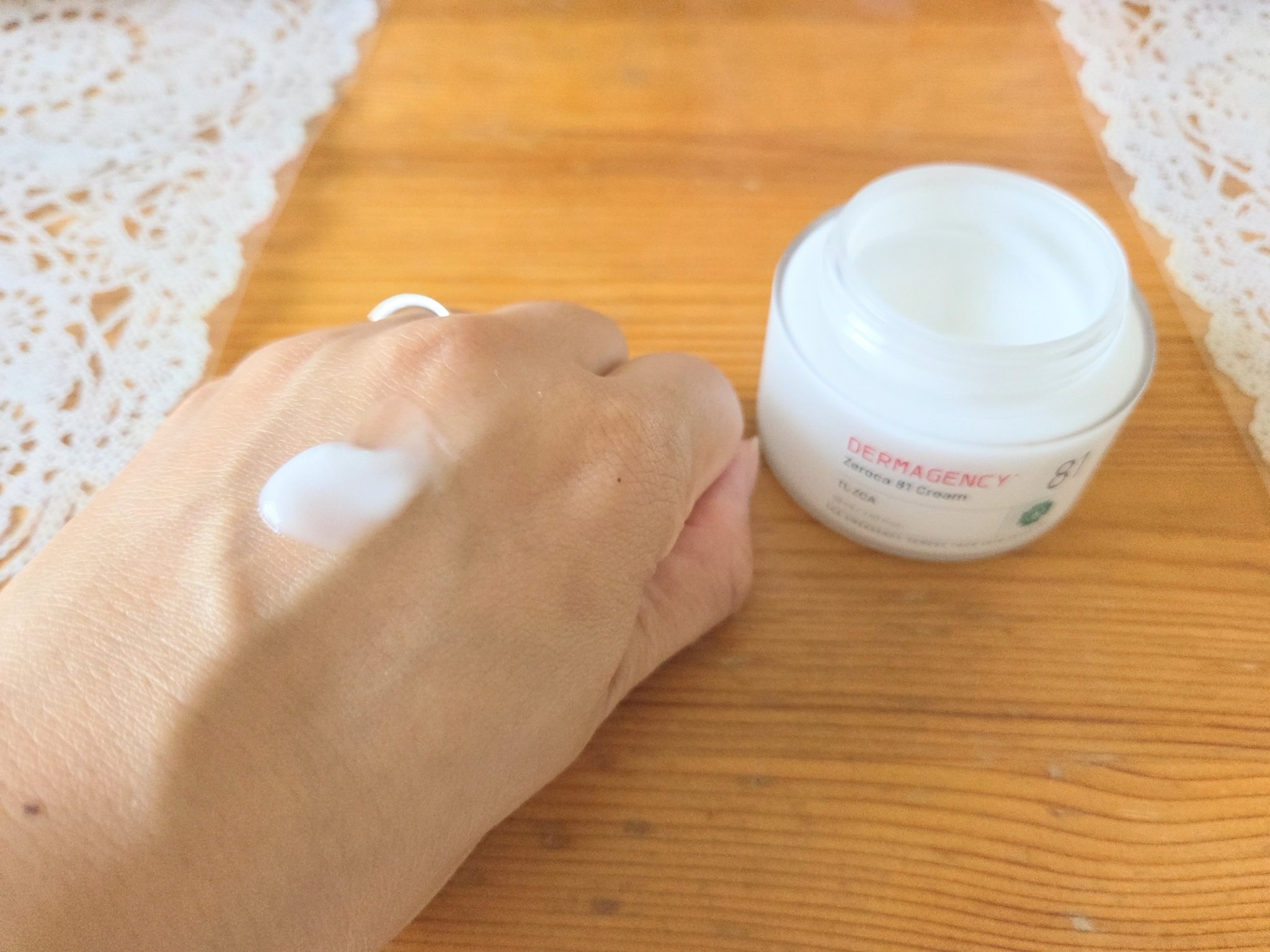 ダーマジェンシー ゼロカ81 クリーム/DERMAGENCY/フェイスクリームを使ったクチコミ（2枚目）