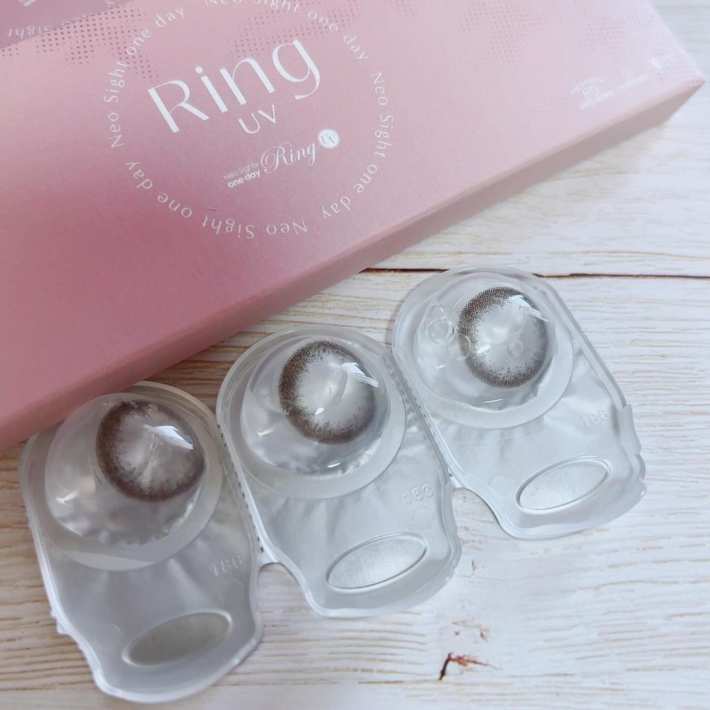 ネオサイトワンデー リングUV/Aire/ワンデー(1DAY)カラコンを使ったクチコミ(2枚目)