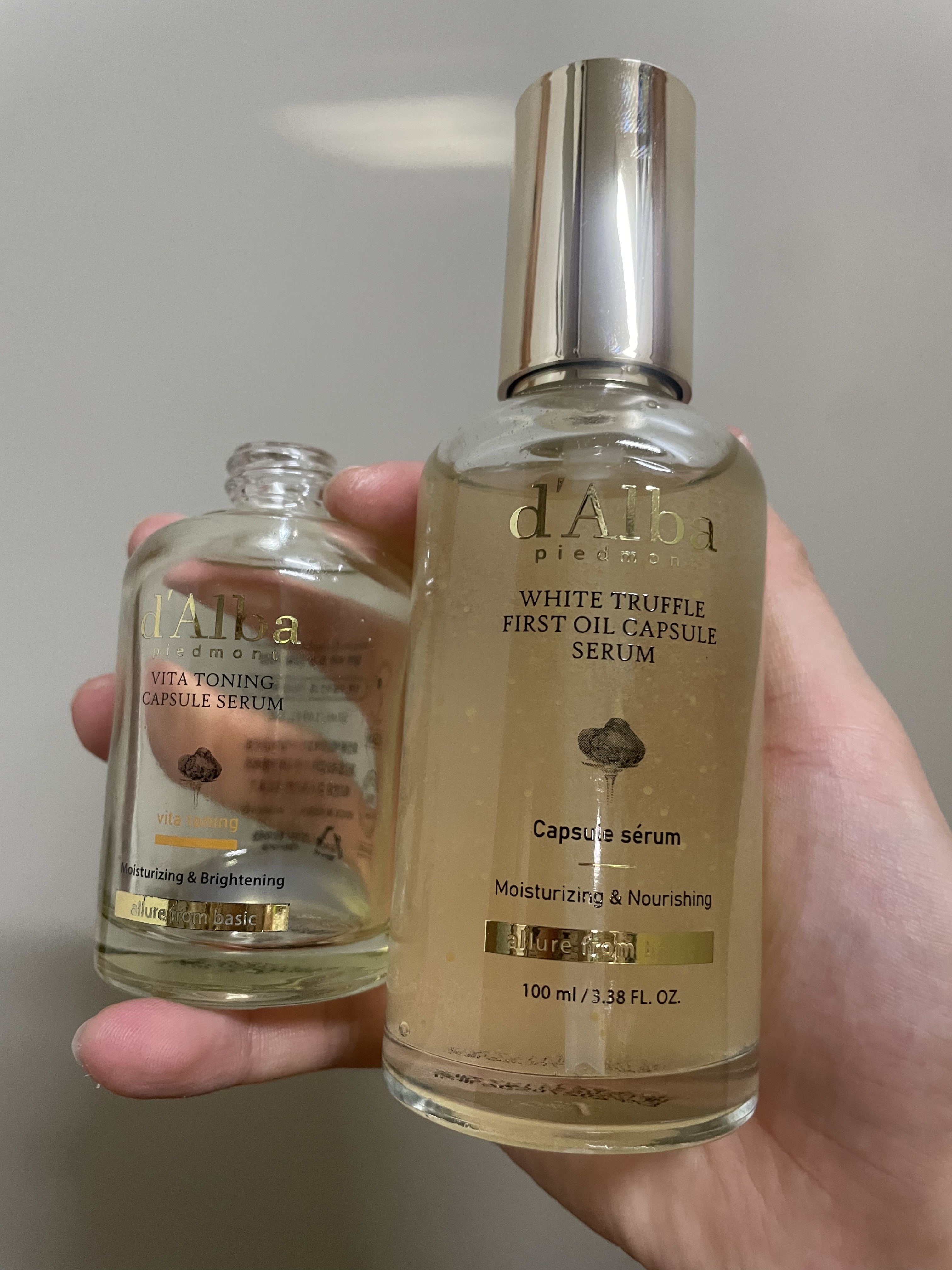 ホワイトトリュフファーストオイルカプセルセラム/ダルバ/美容液を使ったクチコミ（1枚目）