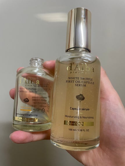 ホワイトトリュフファーストオイルカプセルセラム/ダルバ/美容液を使ったクチコミ(1枚目)