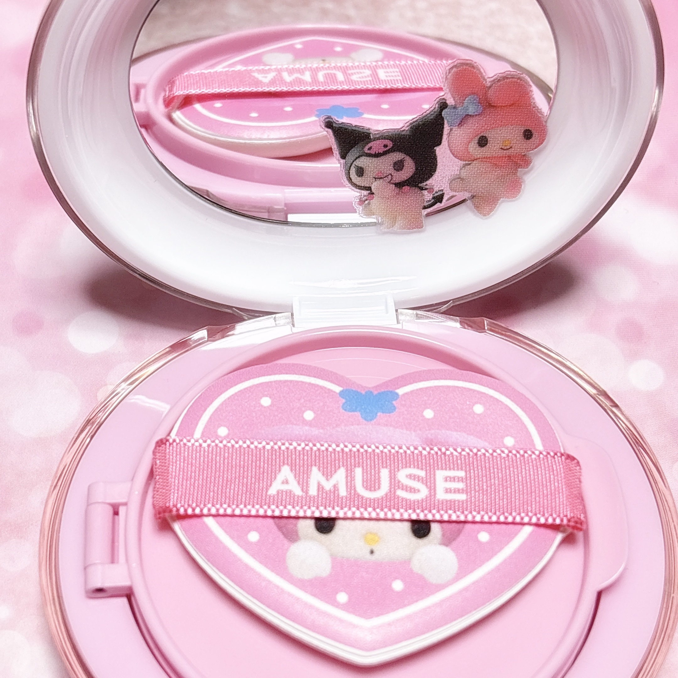 パウダーリップ＆チーク/AMUSE/パウダーチークを使ったクチコミ（3枚目）