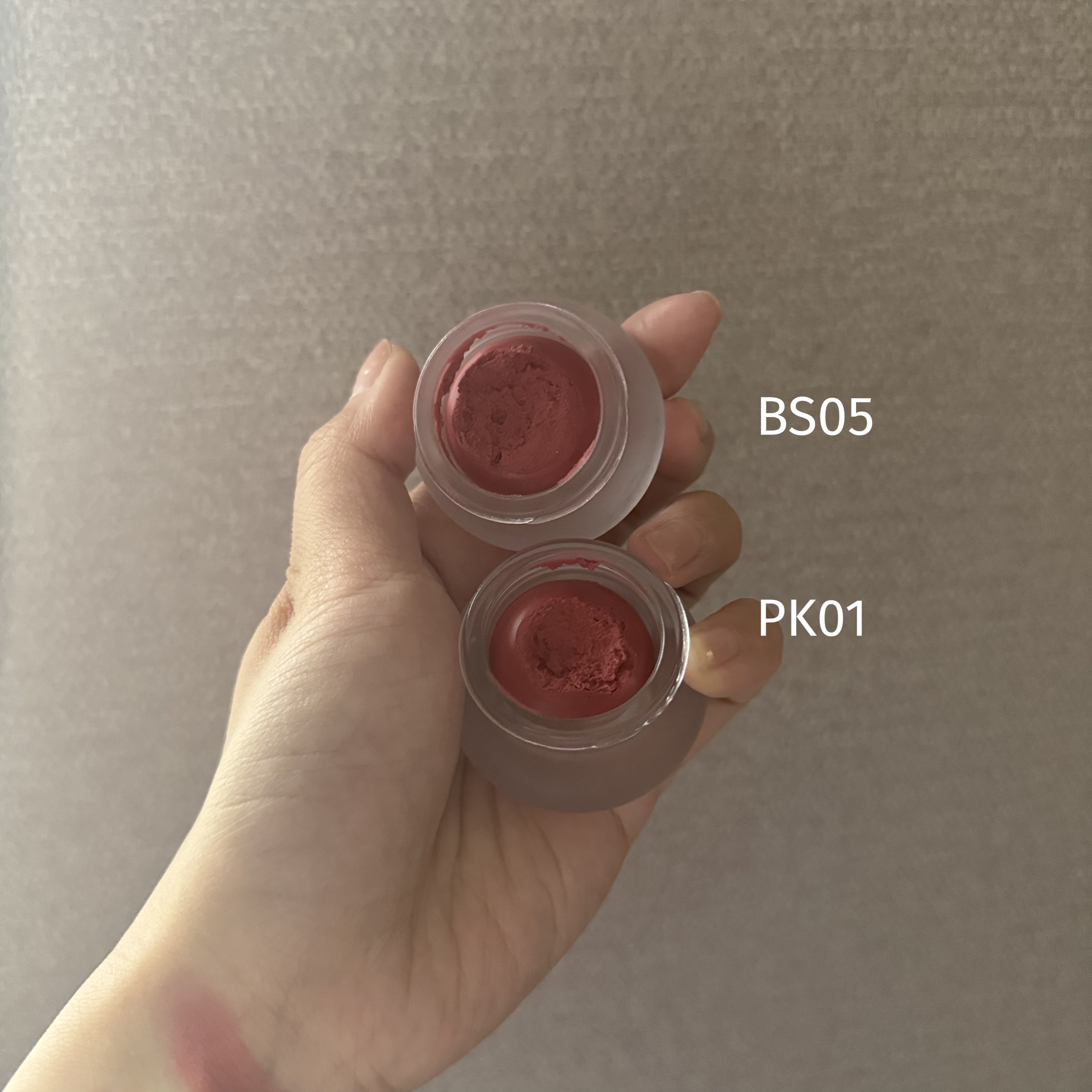 リップアンドチーク ブラーリープリンポット/fwee/口紅を使ったクチコミ（2枚目）