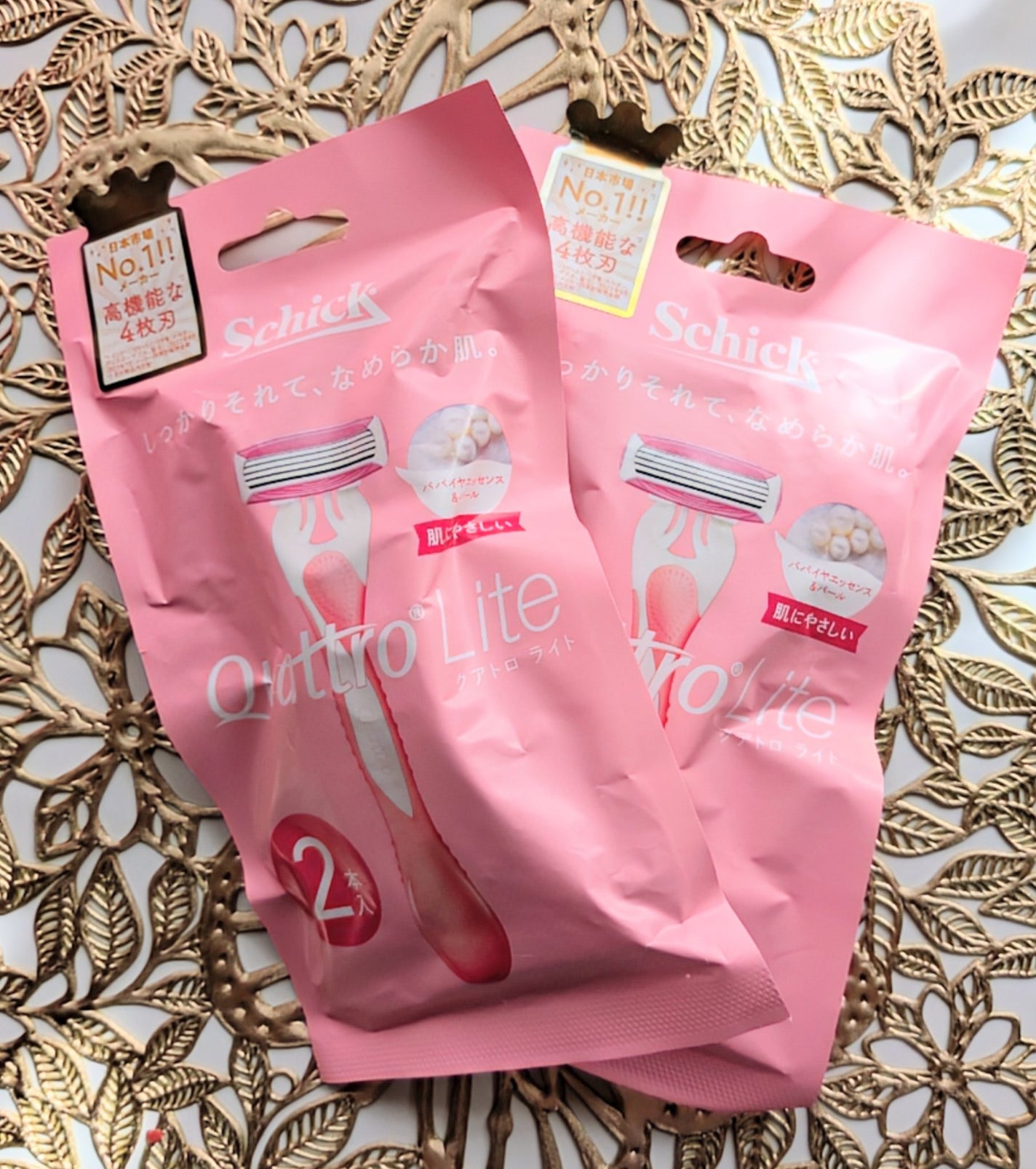 クアトロライト (2本入)/シック/シェーバーを使ったクチコミ(1枚目)