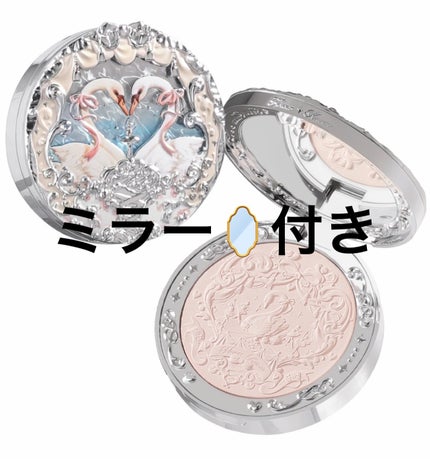 フラワーノーズ スワンバレエシリーズ ブラッシュコンパクト/FlowerKnows/パウダーチークを使ったクチコミ(1枚目)