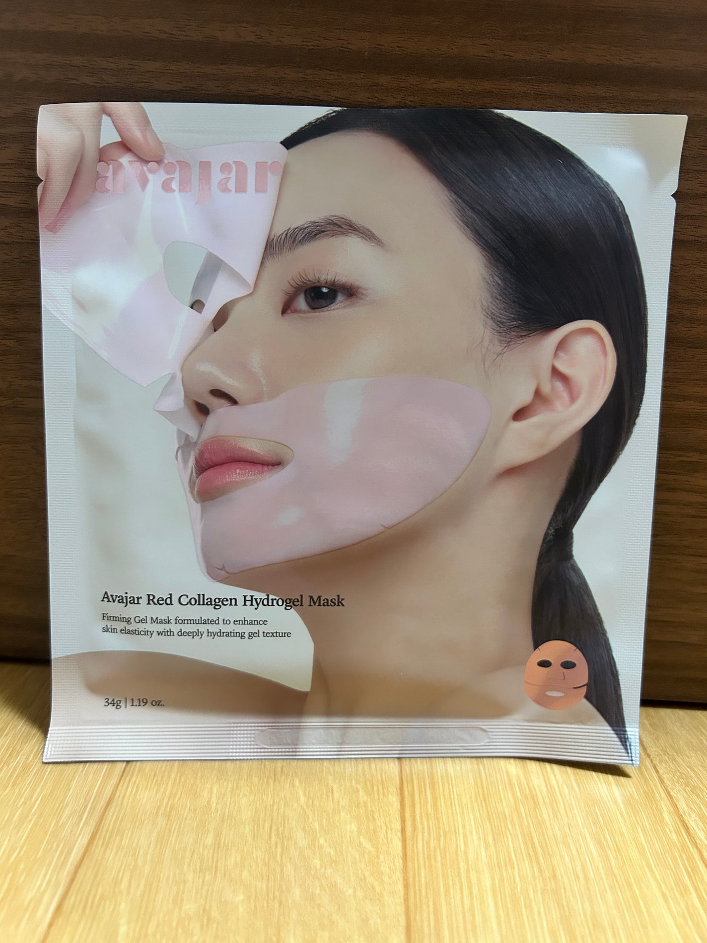 レッドコラーゲンハイドロゲルマスク/avajar/シートマスク・パックを使ったクチコミ(2枚目)