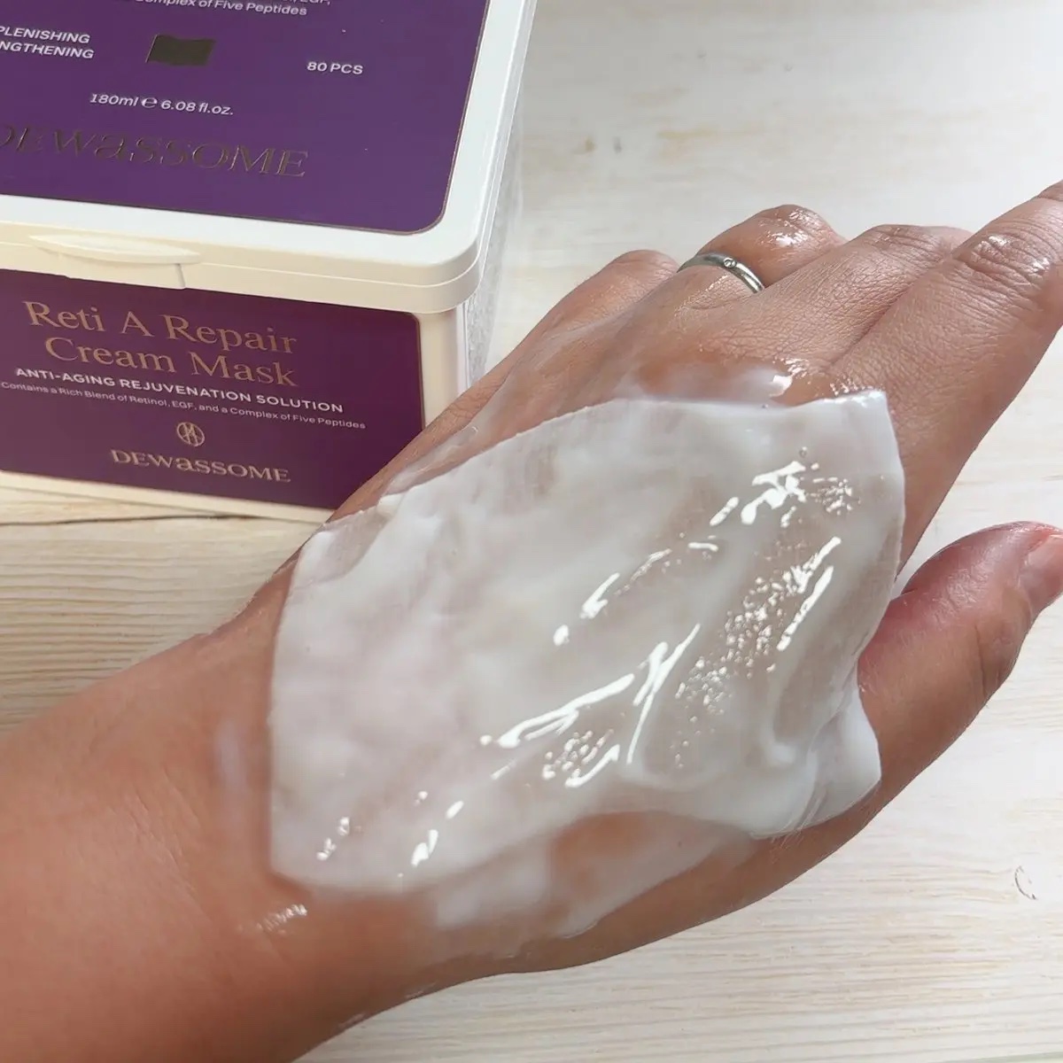 レチA リペア クリームマスク/DEWASSOME/シートマスク・パックを使ったクチコミ（3枚目）