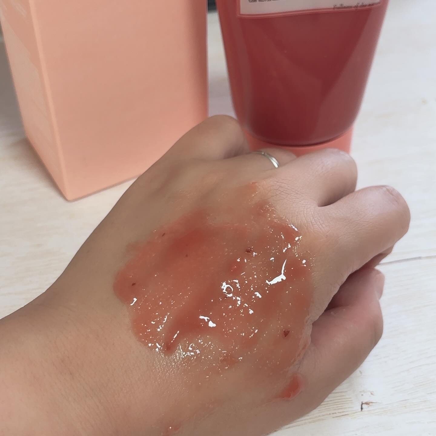 レッドトマトジャムマスククレンザー/FULLY/その他洗顔料を使ったクチコミ（3枚目）