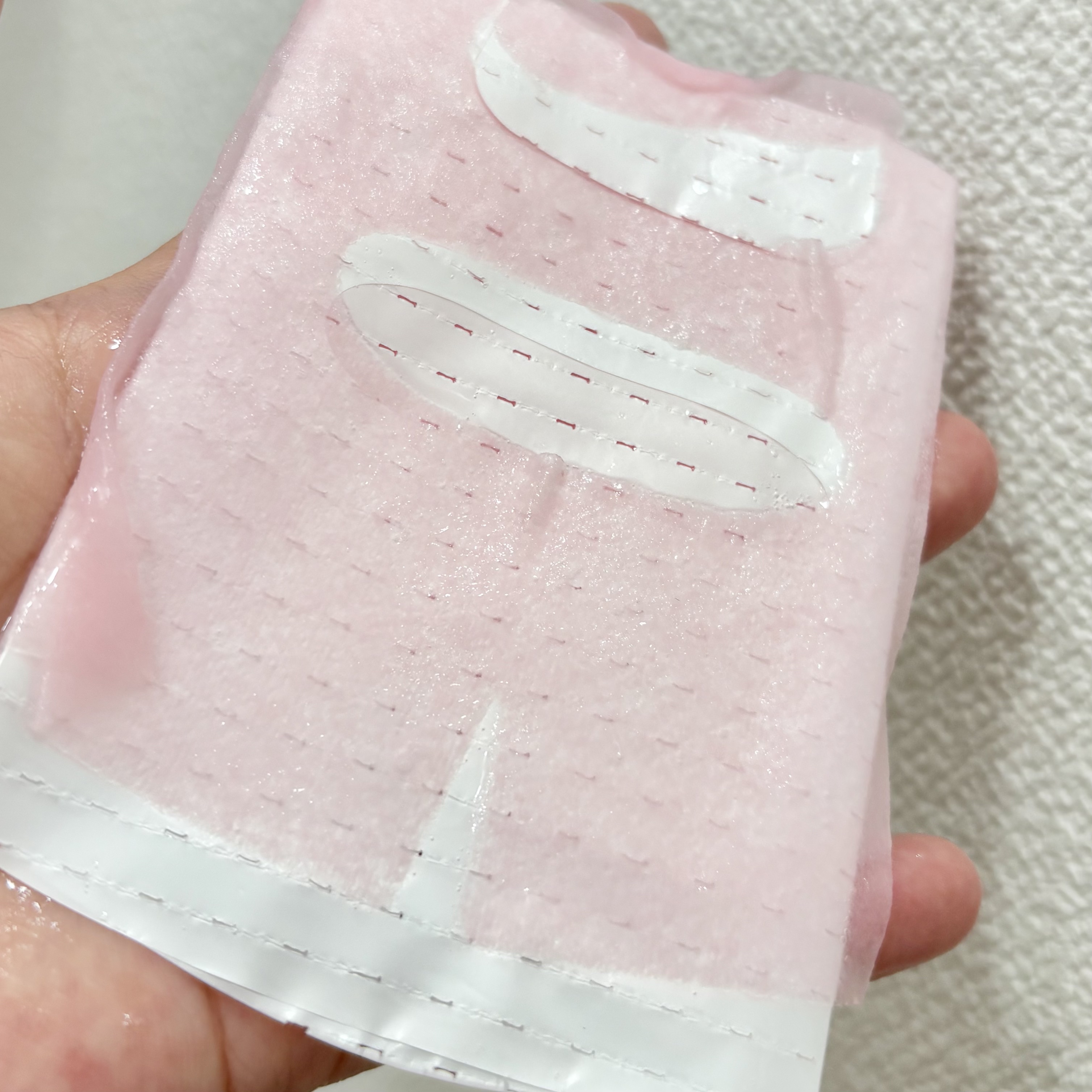 PDRNピンクビタコーティングマスク 1枚(22g)/MEDICUBE/シートマスク・パックを使ったクチコミ（2枚目）