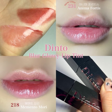 ブラーグロイリップティント 284 メメントモリ/Dinto/リップティントを使ったクチコミ(1枚目)