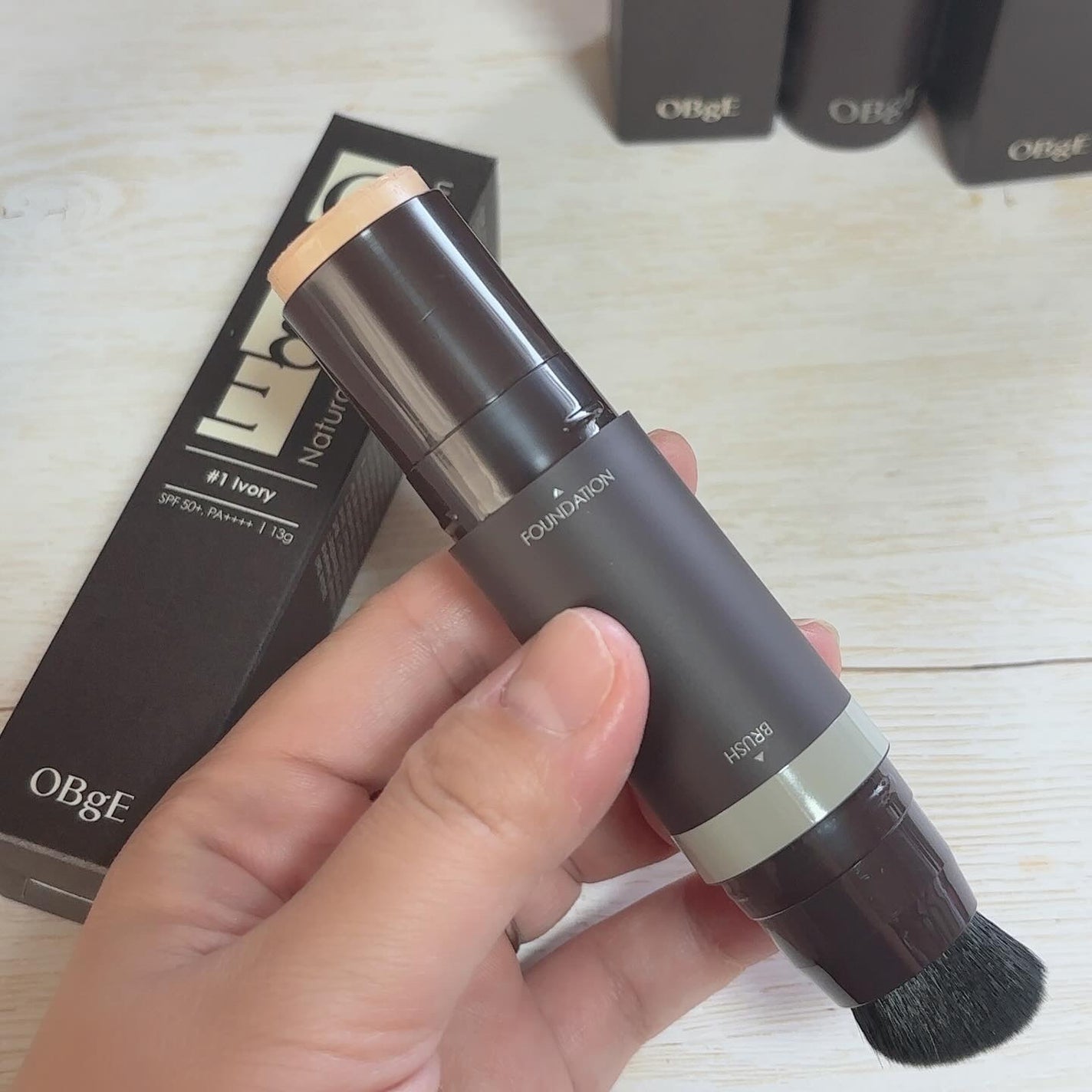 オブジェ ナチュラルカバーファンデーション SPF50+ PA++++/オブジェ/その他ファンデーションを使ったクチコミ(3枚目)