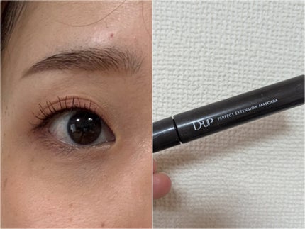パーフェクトエクステンション マスカラ for カール/D-UP/マスカラを使ったクチコミ(1枚目)