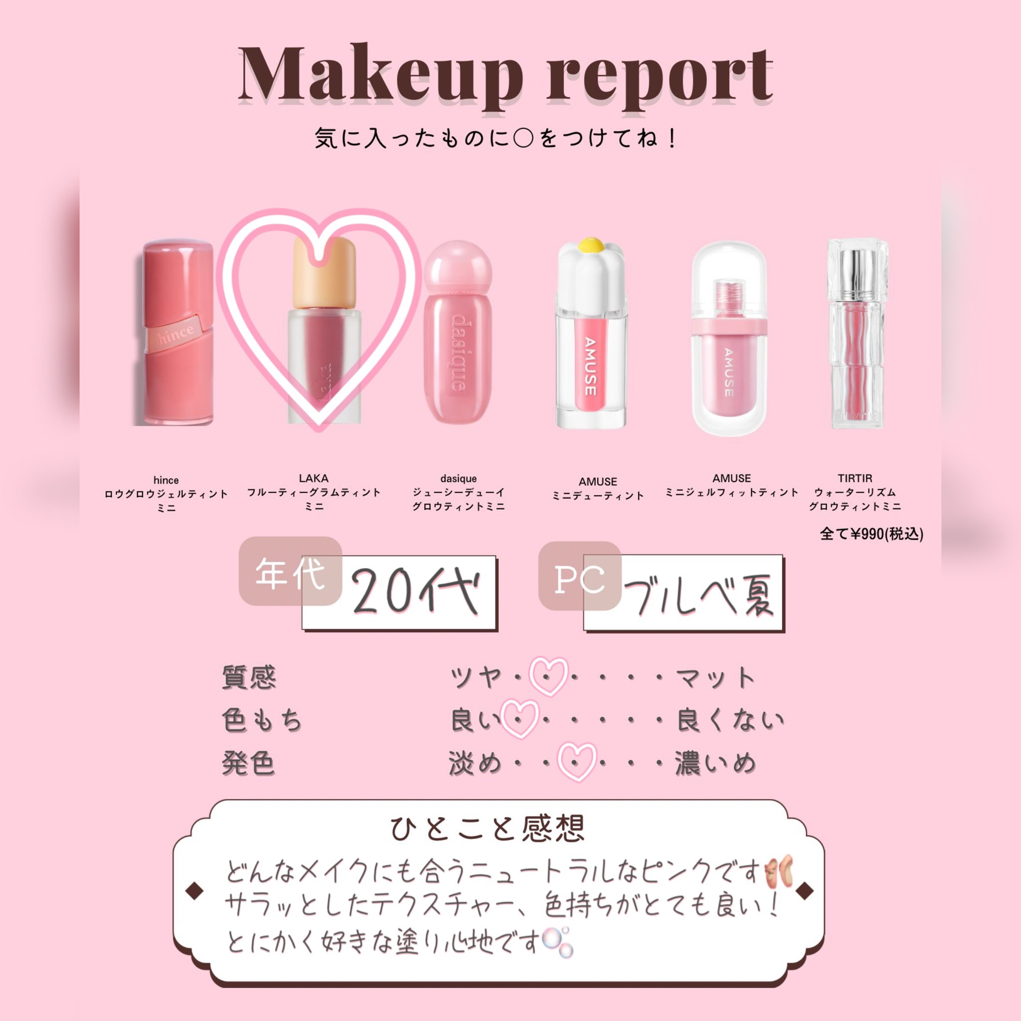 デューティント/AMUSE/リップティントを使ったクチコミ（2枚目）