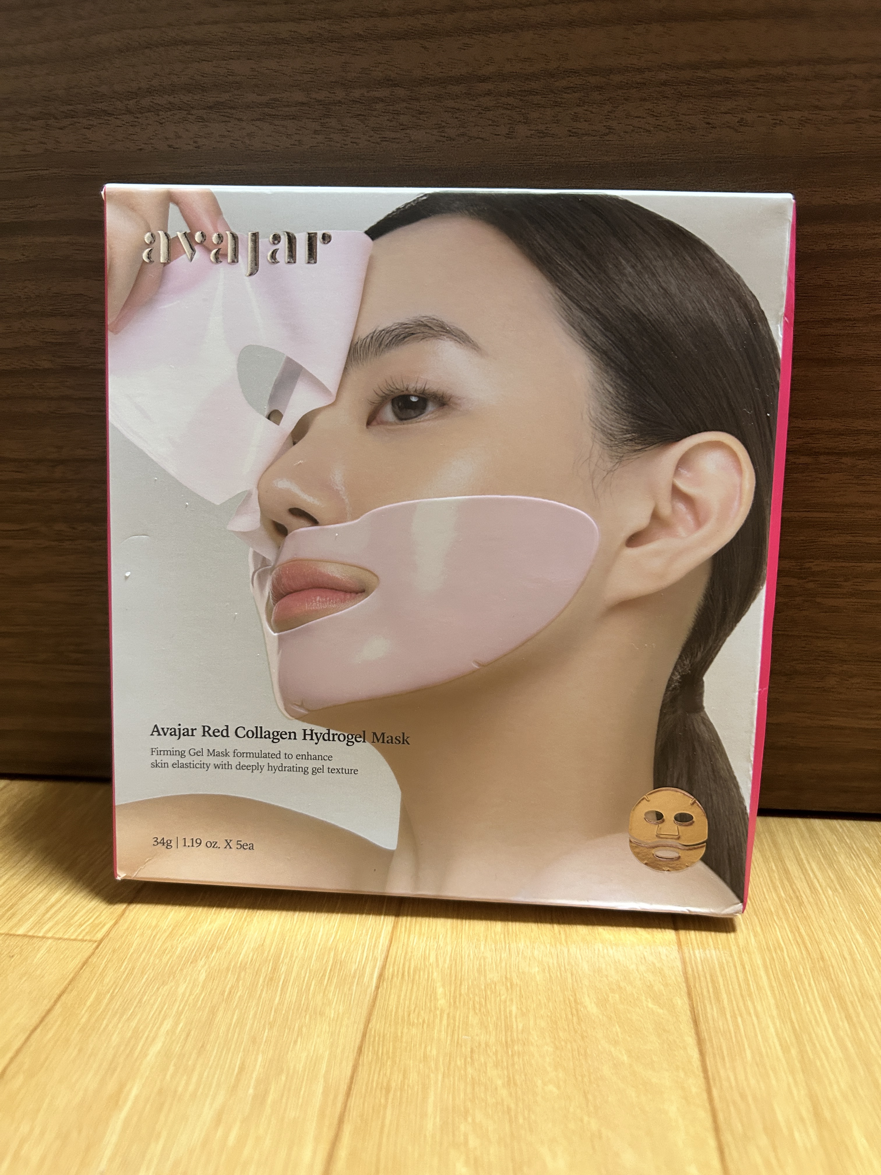 レッドコラーゲンハイドロゲルマスク/avajar/シートマスク・パックを使ったクチコミ（1枚目）