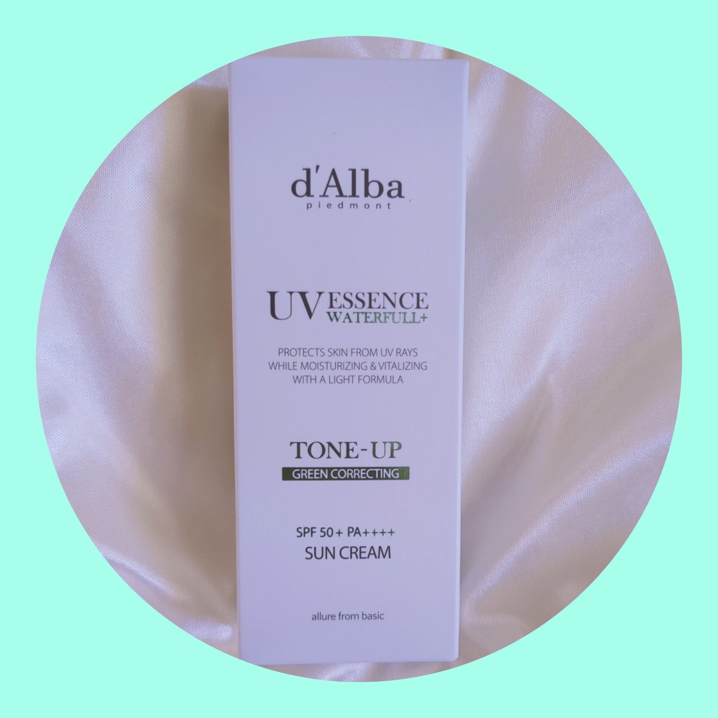 クリーンティーツリーリポソームトーンアップサンクリーム(グリーン)/ダルバ/日焼け止めクリームを使ったクチコミ(1枚目)