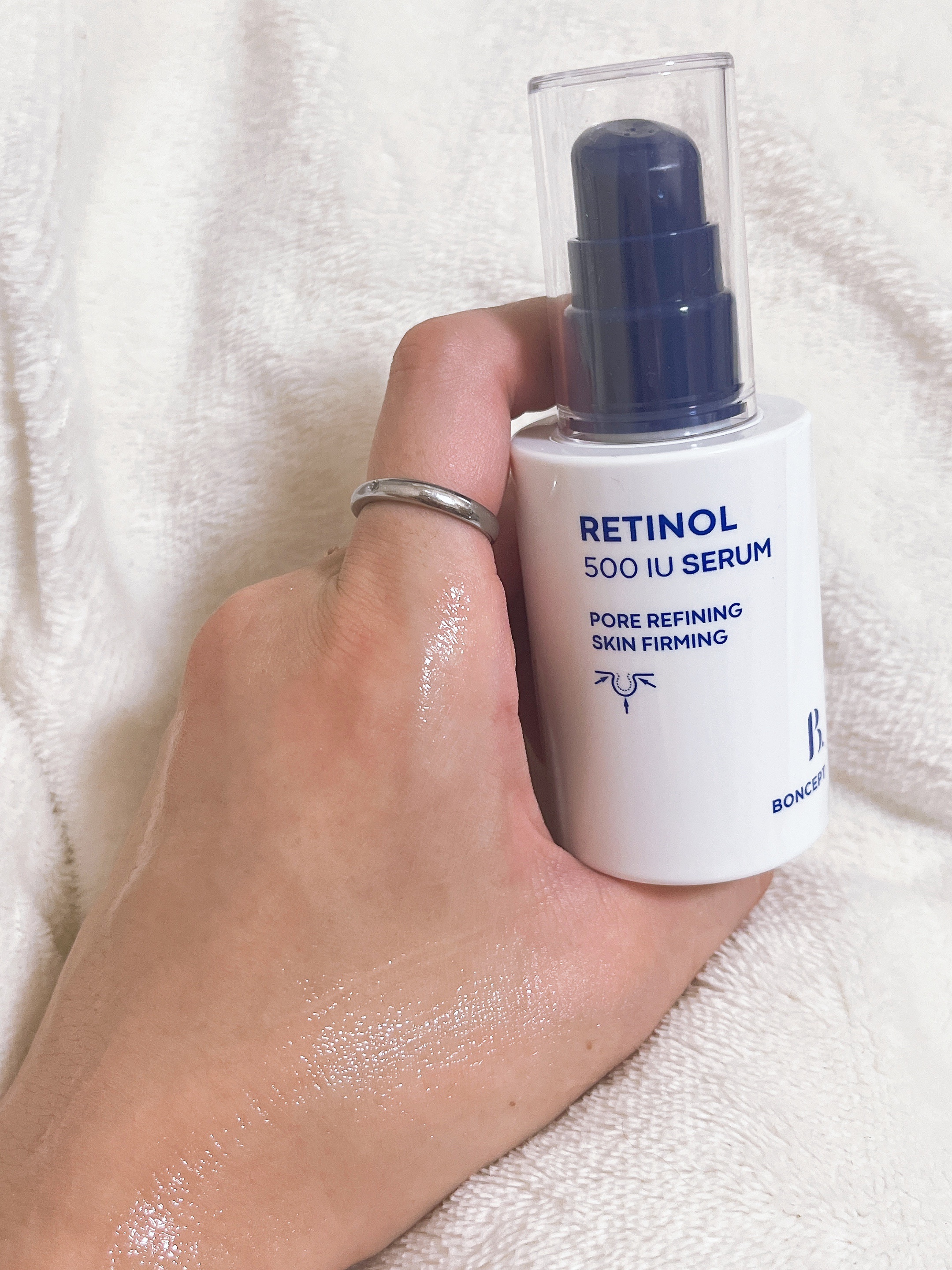 レチノール2500IUリンクルショットパーフェクター/BONCEPT/美容液を使ったクチコミ（3枚目）