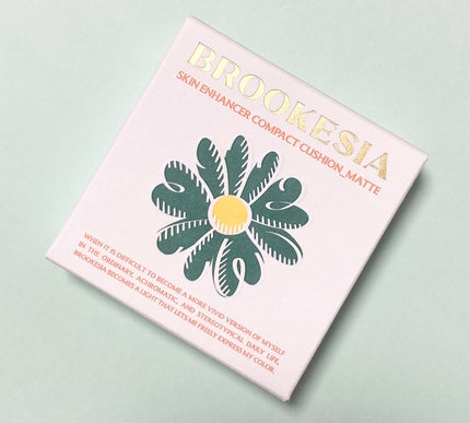 スキンエンハンサー コンパクト クッション (マット)/BROOKESIA/クッションファンデーションを使ったクチコミ(1枚目)