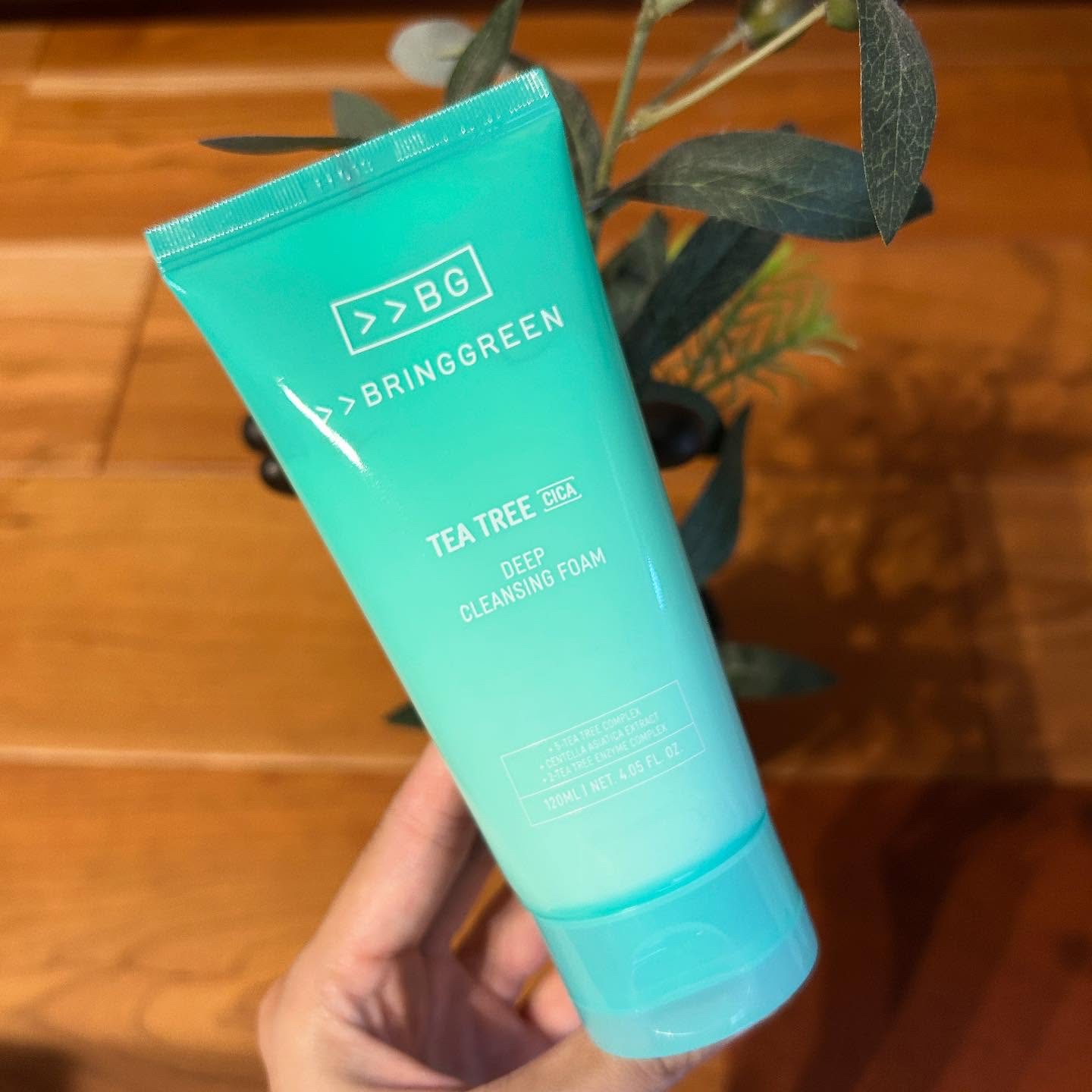 ティーツリーＣクレンジングフォーム/BRING GREEN/洗顔フォームを使ったクチコミ（1枚目）