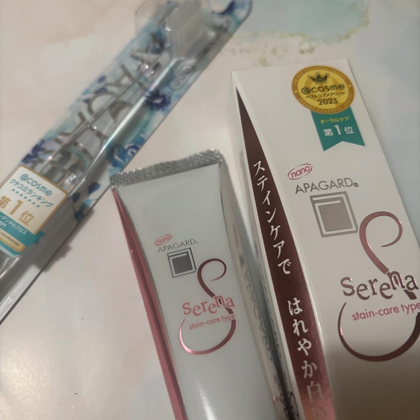 アパガードクリスタル歯ブラシ/アパガード/歯ブラシを使ったクチコミ(1枚目)