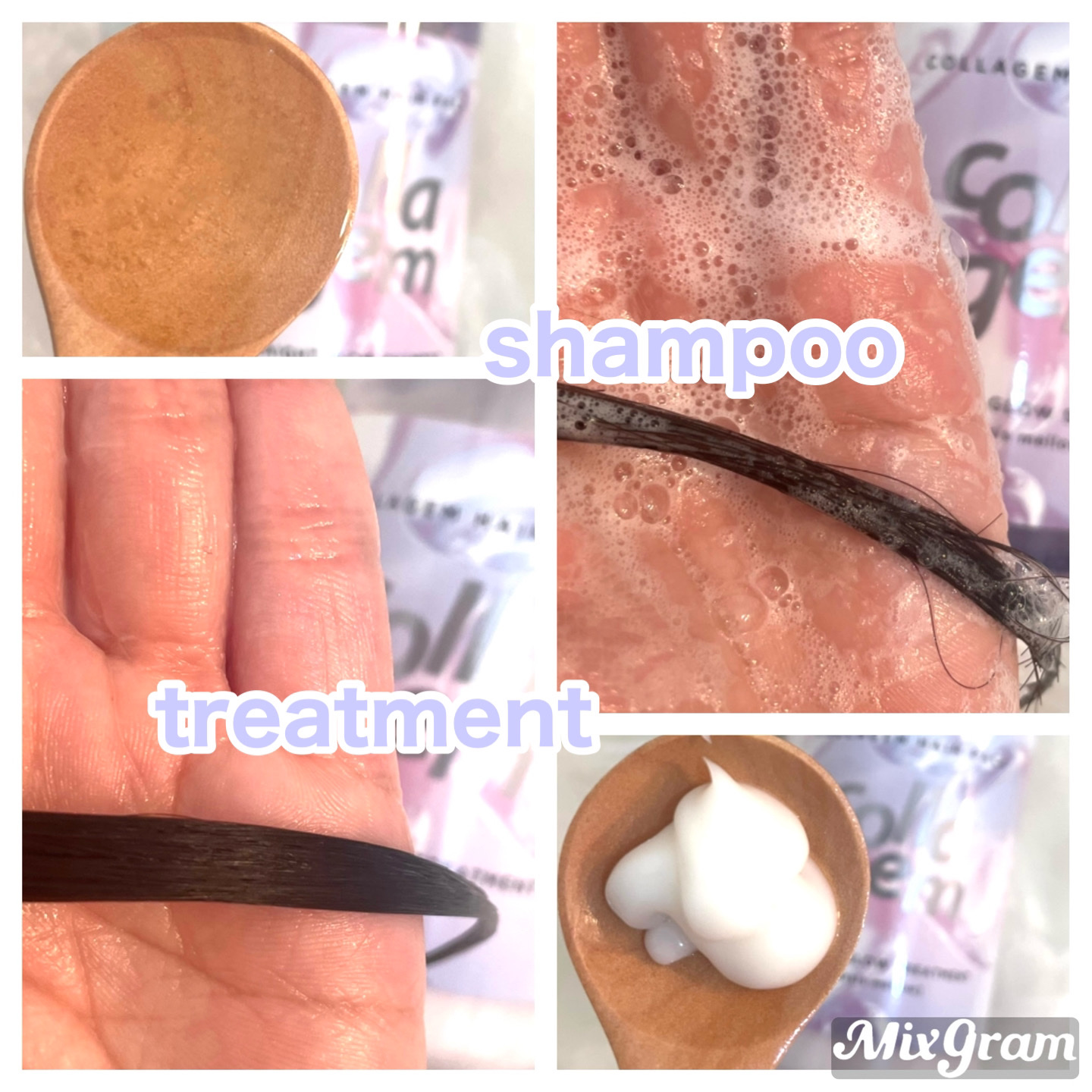 コラジェム ストレートグロウシャンプー/トリートメント トリートメント440g/collagem/市販シャンプーを使ったクチコミ（2枚目）