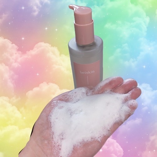 マイルドジェルトゥフォームクレンザー/beiskin/クレンジングジェルを使ったクチコミ（3枚目）