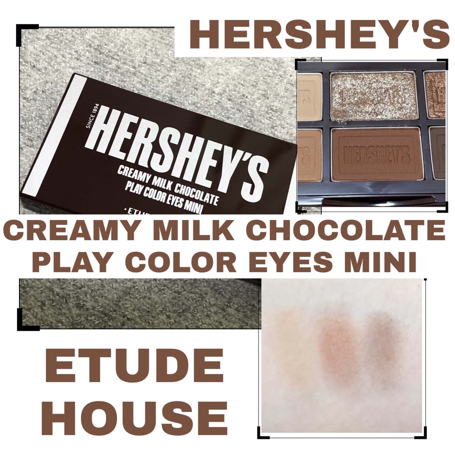 ハーシー プレイカラーアイズミニ/ETUDE/アイシャドウパレットを使ったクチコミ（1枚目）