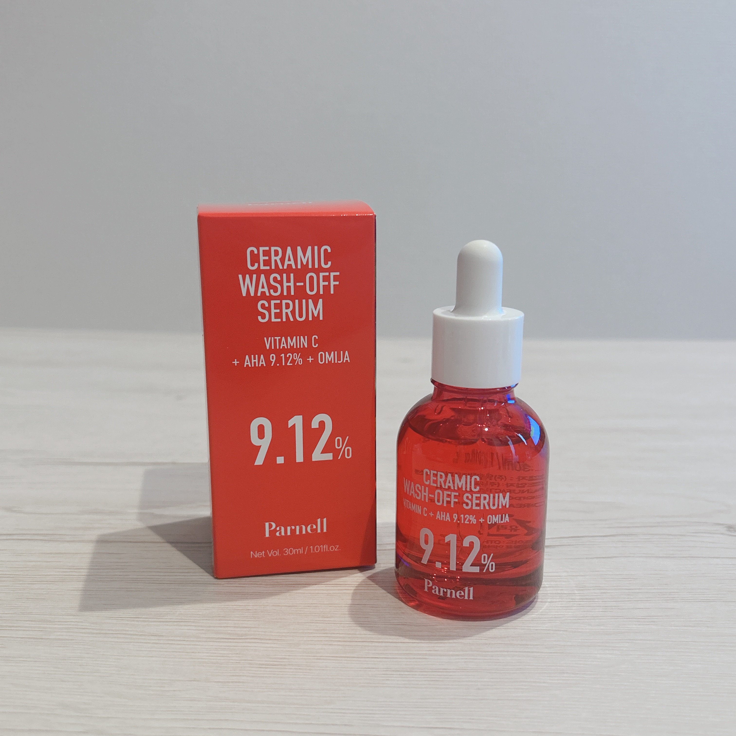 AHA 9.12 オミジャ 陶器肌 ウォッシュオフ セラム/parnell/美容液を使ったクチコミ（1枚目）
