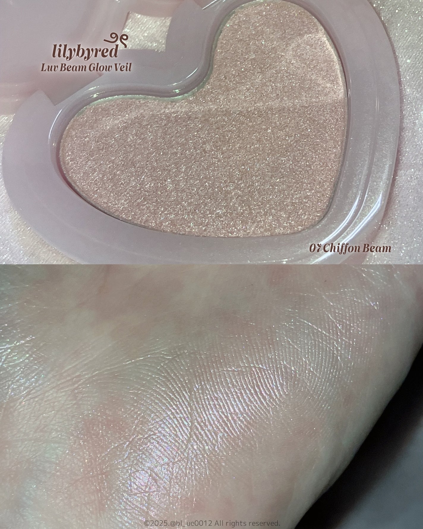 ラヴビーム グロウヴェール/lilybyred/パウダーハイライトを使ったクチコミ(3枚目)