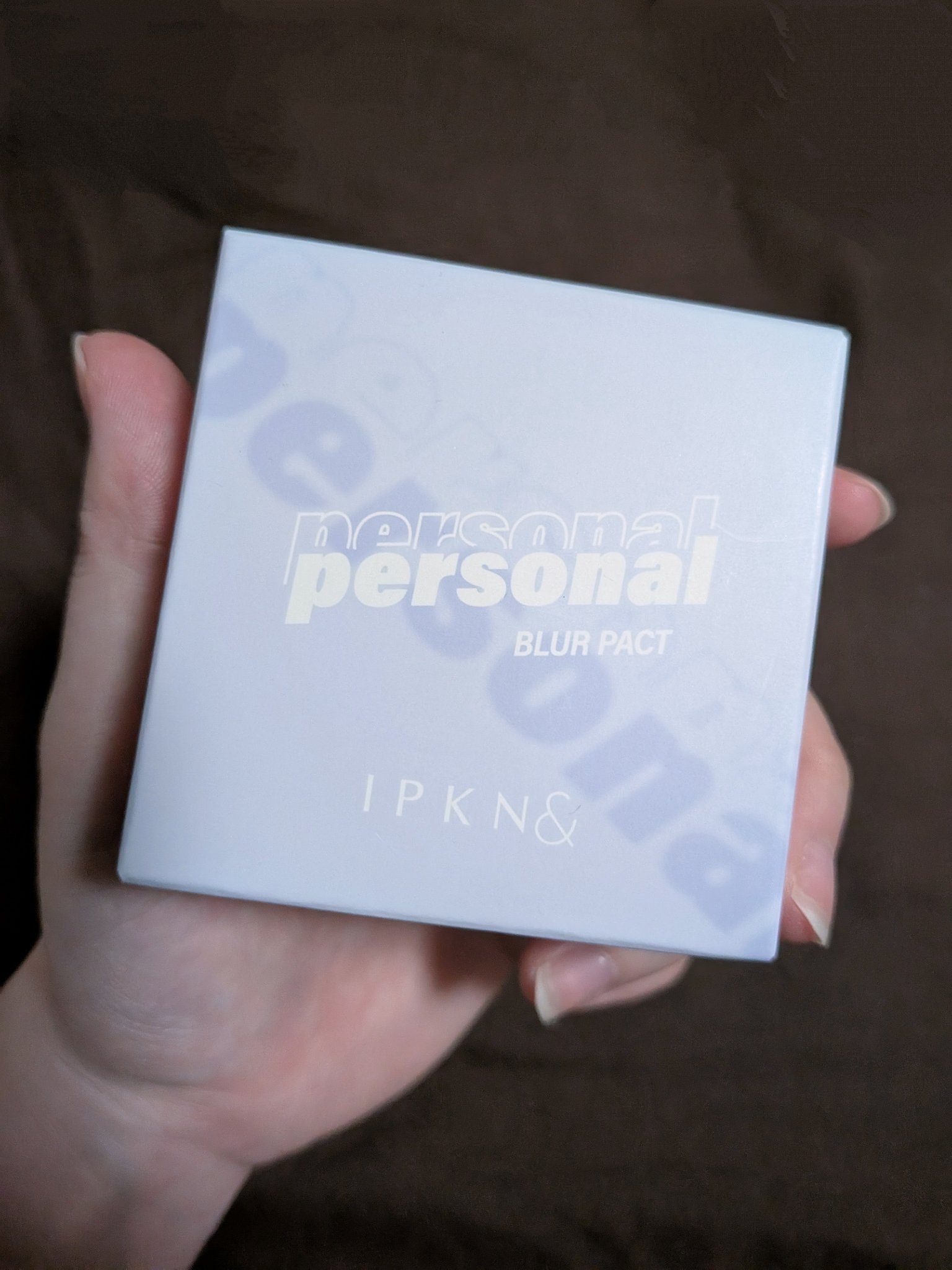 IPKN& IPKN& Personal Correcting Blur Pactのクチコミ「こちらドラッグストアで初めて購入しました！
普段使っているメイクキープミストが少なくなり、メイ.....」（2枚目）