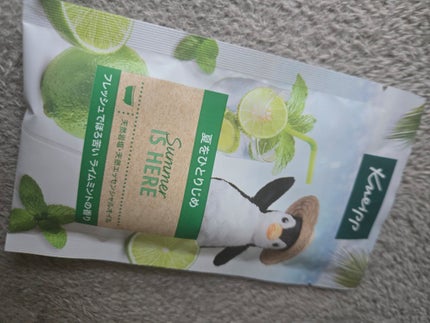 クナイプ バスソルト ライムミントの香り/クナイプ/無機塩系入浴剤を使ったクチコミ(1枚目)