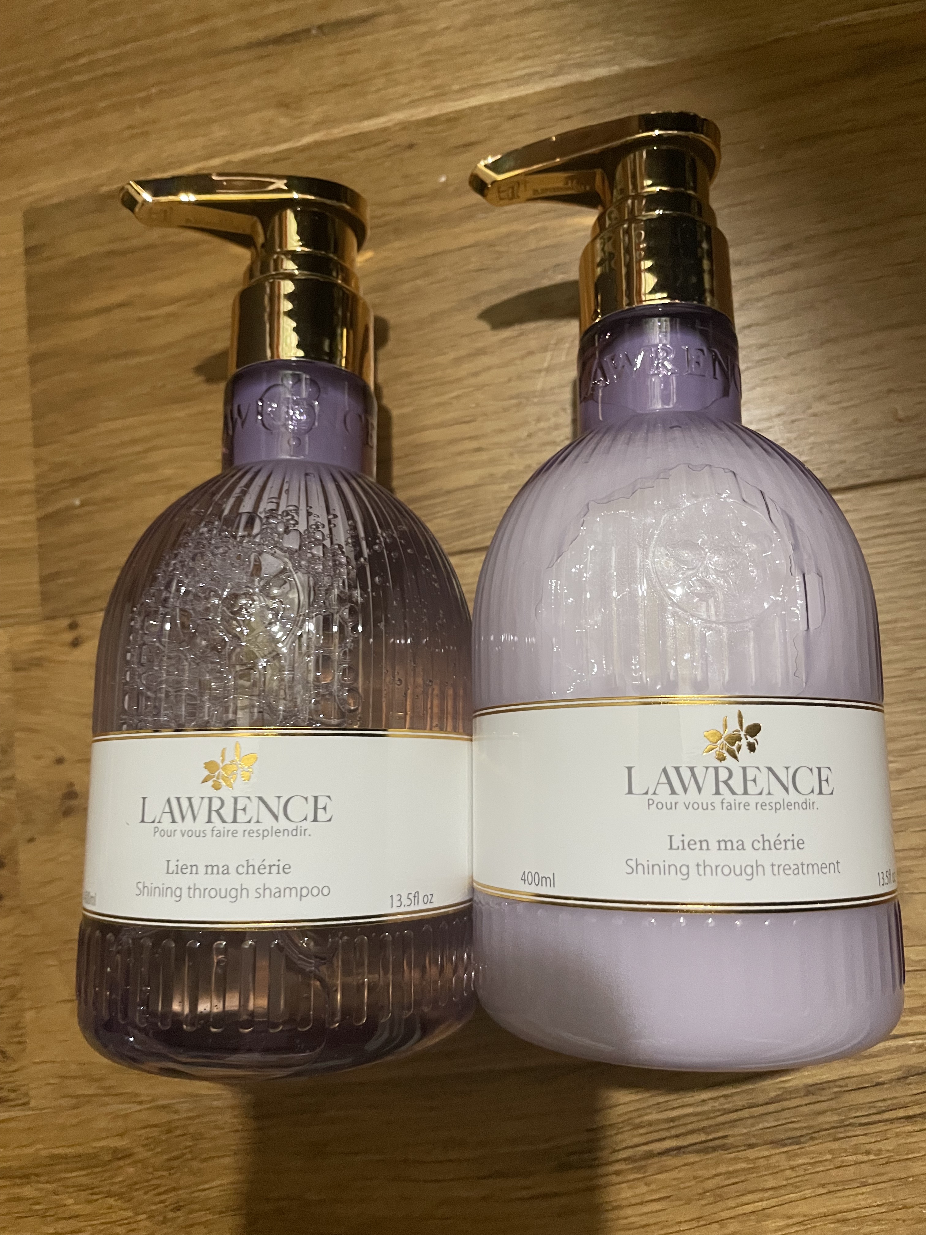 ロウレンス　シャイニングスルーシャンプー/トリートメント　リアンマシェリ（レイヤードモイストタイプ）/ロウレンス /市販シャンプーを使ったクチコミ（1枚目）