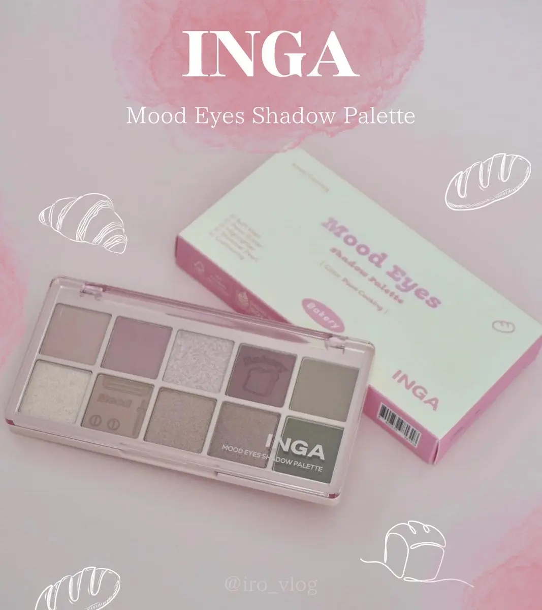 ムードアイズシャドウパレット/INGA/アイシャドウパレットを使ったクチコミ（2枚目）