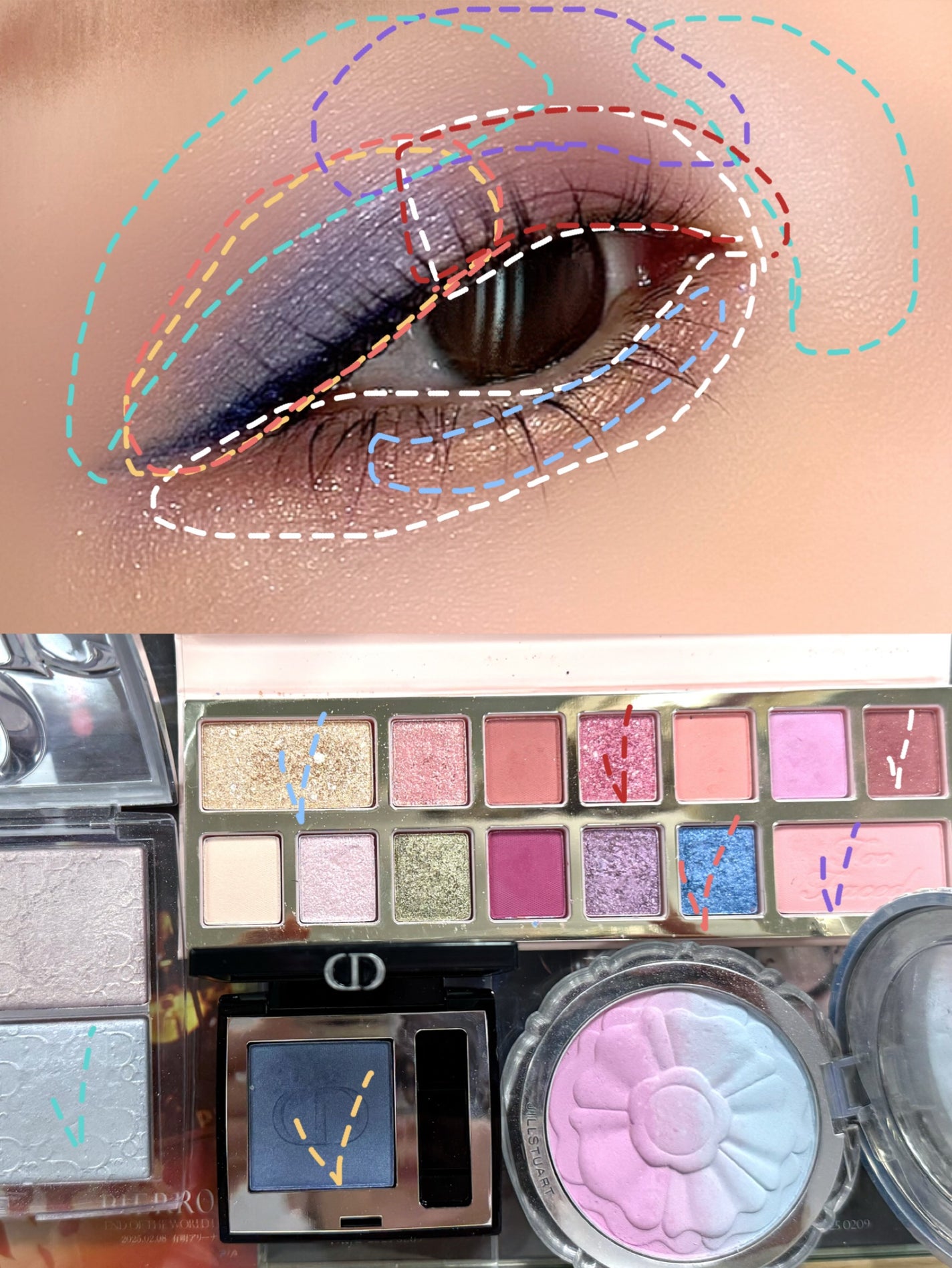 ピンカー タイムズ アヘッド アイシャドウ パレット/Too Faced/アイシャドウパレットを使ったクチコミ(4枚目)