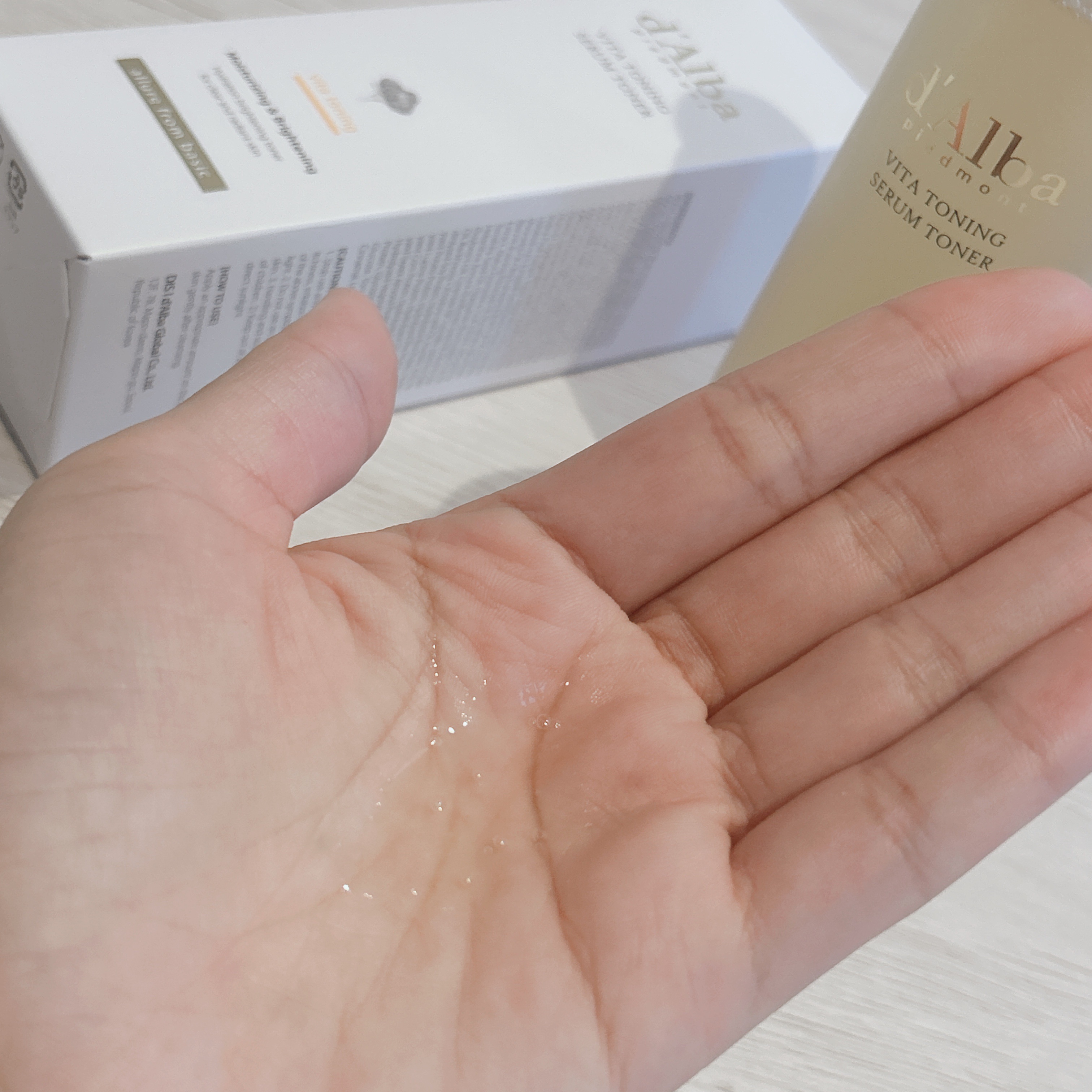 ビタトーニングセラムトナー/ダルバ/化粧水を使ったクチコミ（3枚目）