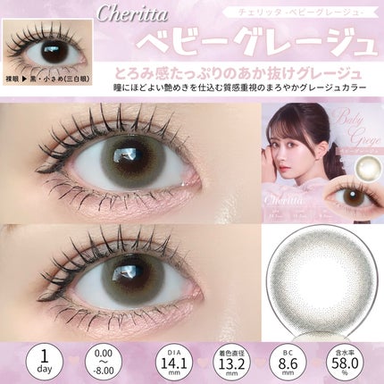 Cheritta 1day/Cheritta/ワンデー(1DAY)カラコンを使ったクチコミ(5枚目)