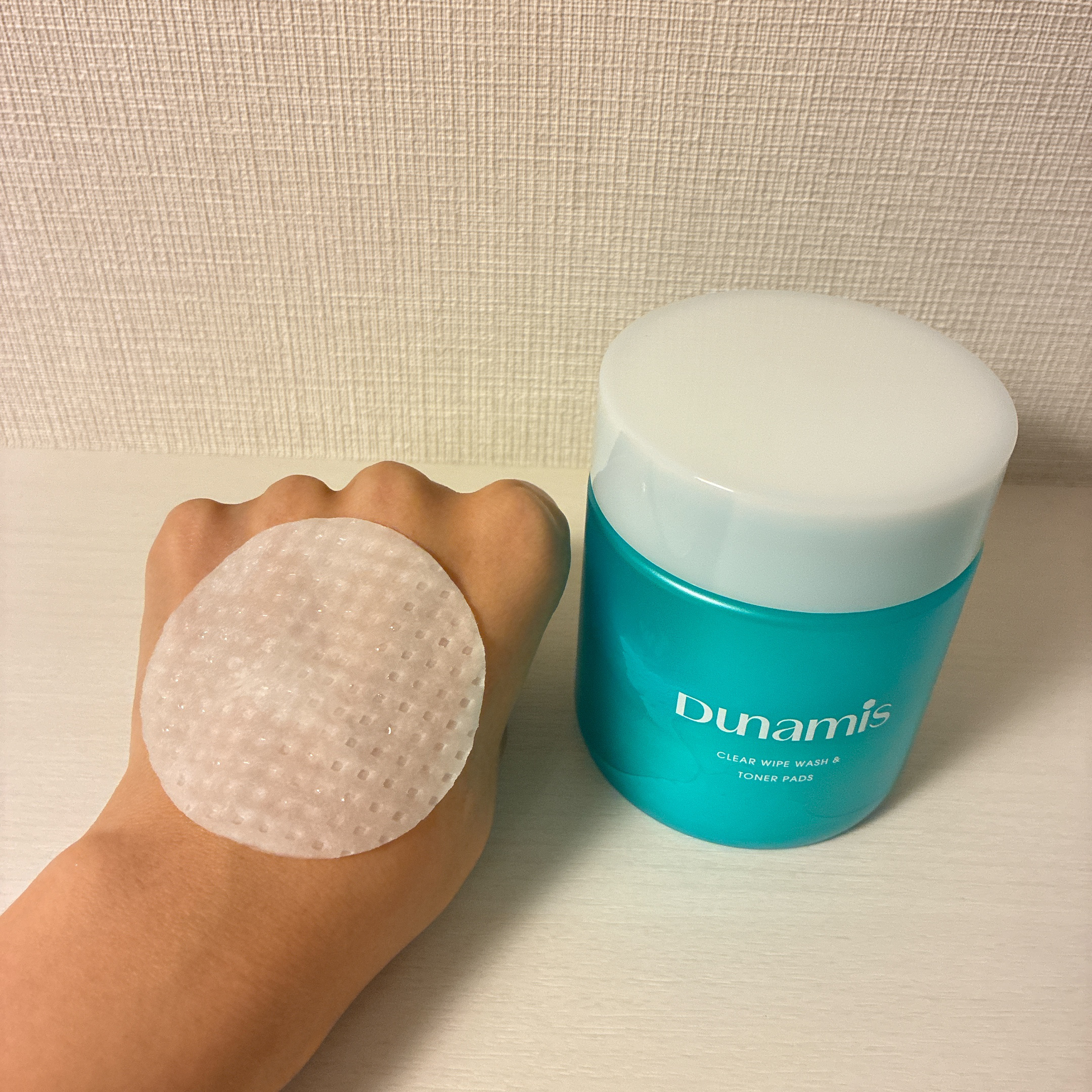 クリアワイプウォッシュ＆トナーパッド/Dunamis/トナーパッドを使ったクチコミ（1枚目）