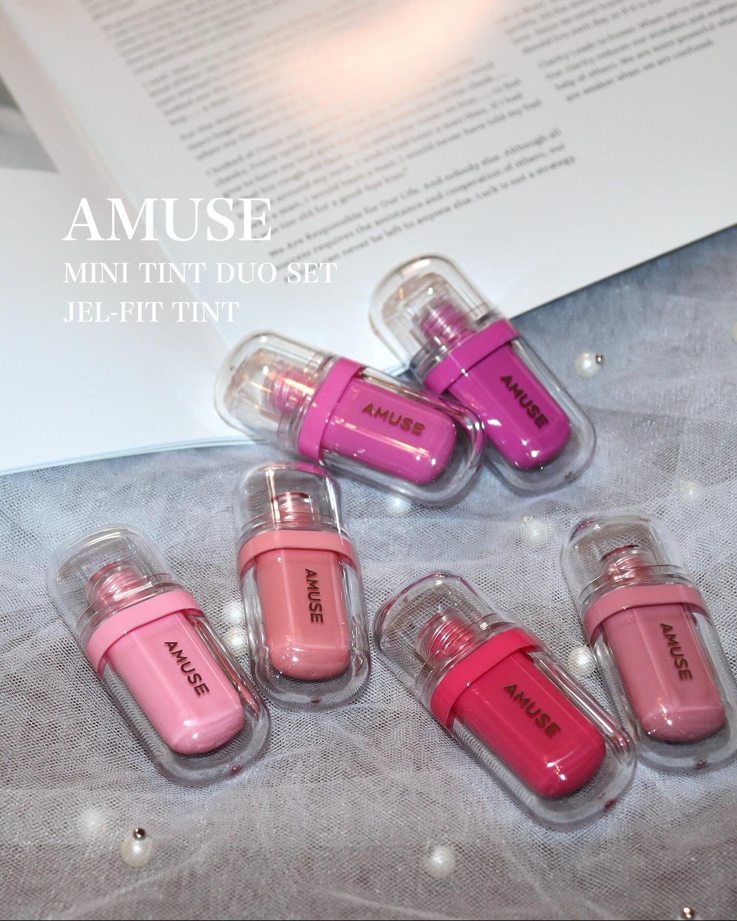 ジェルフィットティント/AMUSE/リップティントを使ったクチコミ（1枚目）