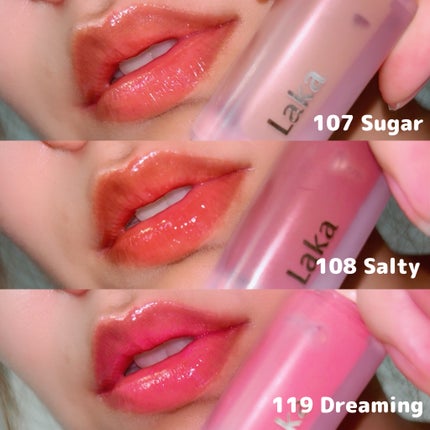 フルーティーグラムティント/Laka/リップティントを使ったクチコミ(4枚目)