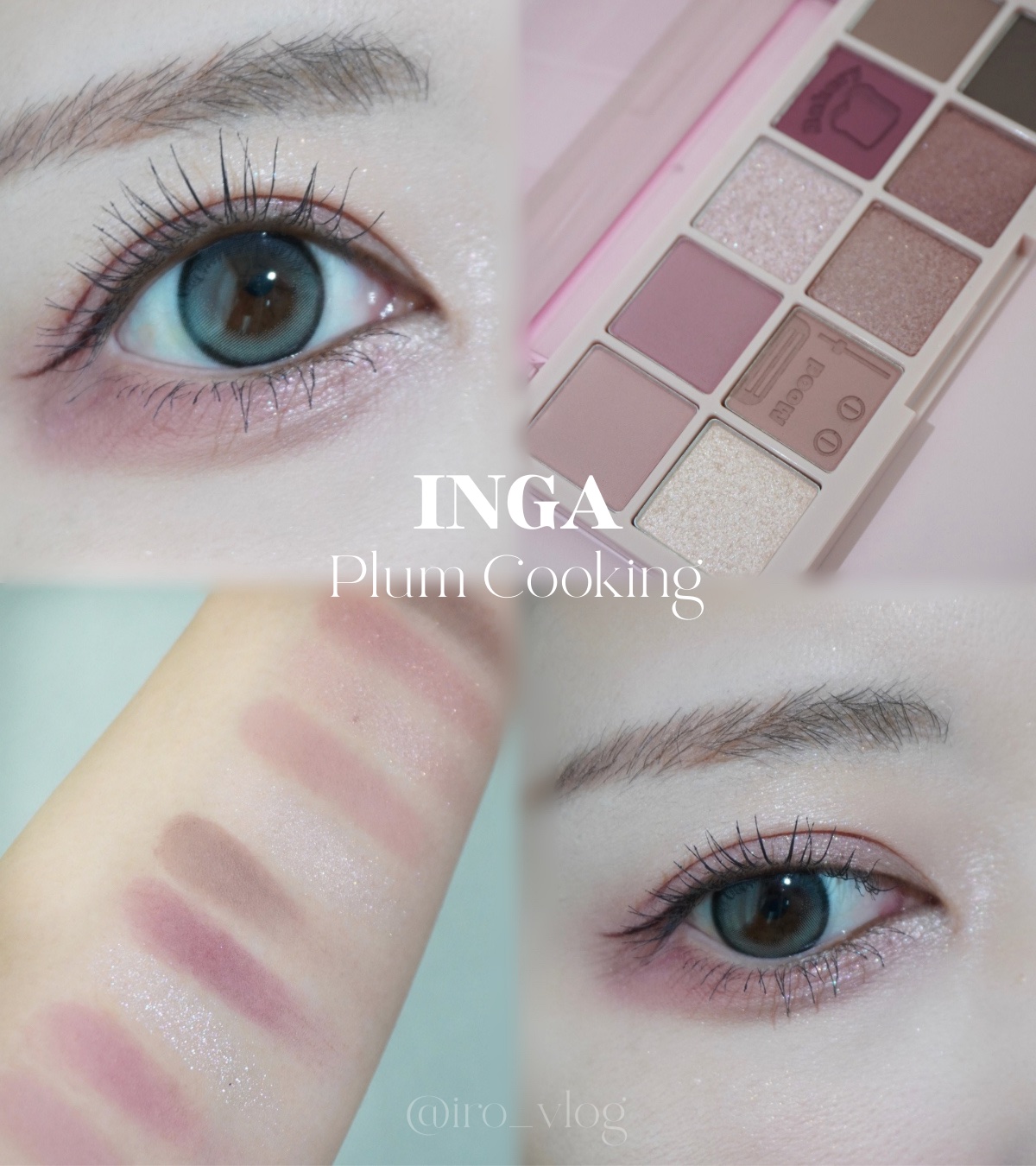 ムードアイズシャドウパレット/INGA/アイシャドウパレットを使ったクチコミ（1枚目）