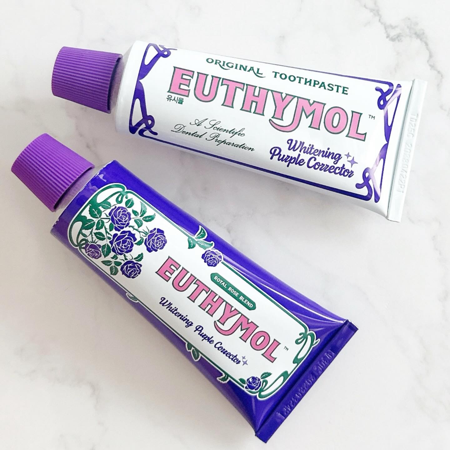 パープルコレクターロイヤルローズブレンド/EUTHYMOL/歯磨き粉を使ったクチコミ（2枚目）
